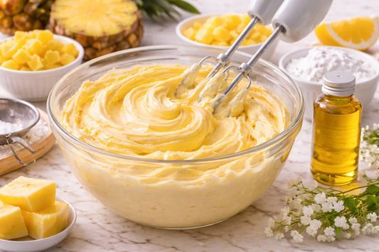 How to Make Pineapple Buttercream with Oil Soluble Flavor