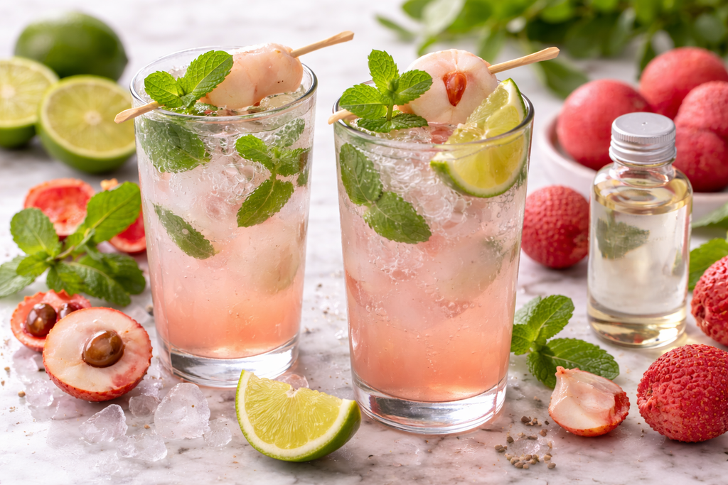 Refreshing Lychee Mojito Cocktail Recipe with Lychee Extract
