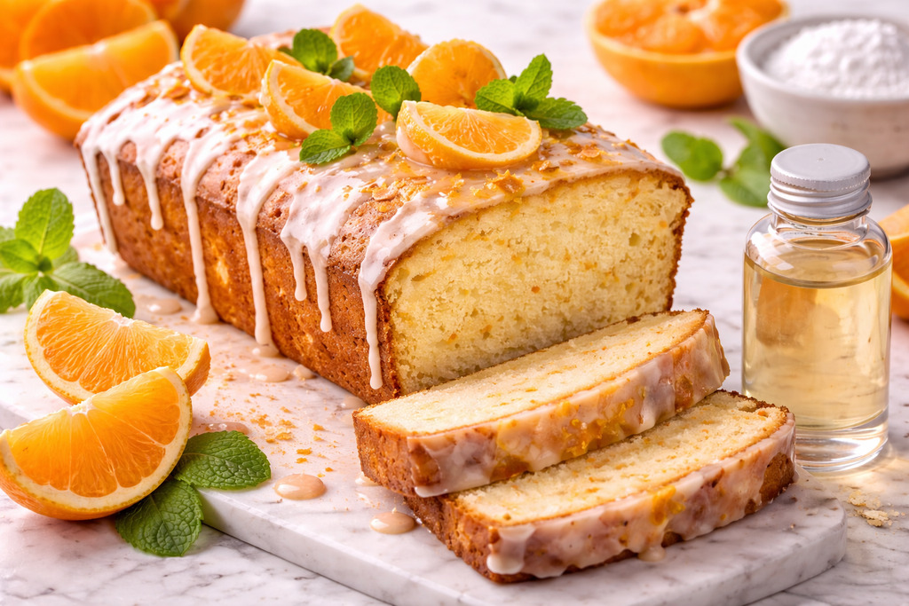 Tangerine Extract Pound Cake – Vibrant Citrus Flavor Loaf