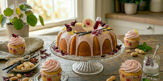 Hibiscus Flavor Extract Lemon Pound Cake – Floral & Citrus Bliss