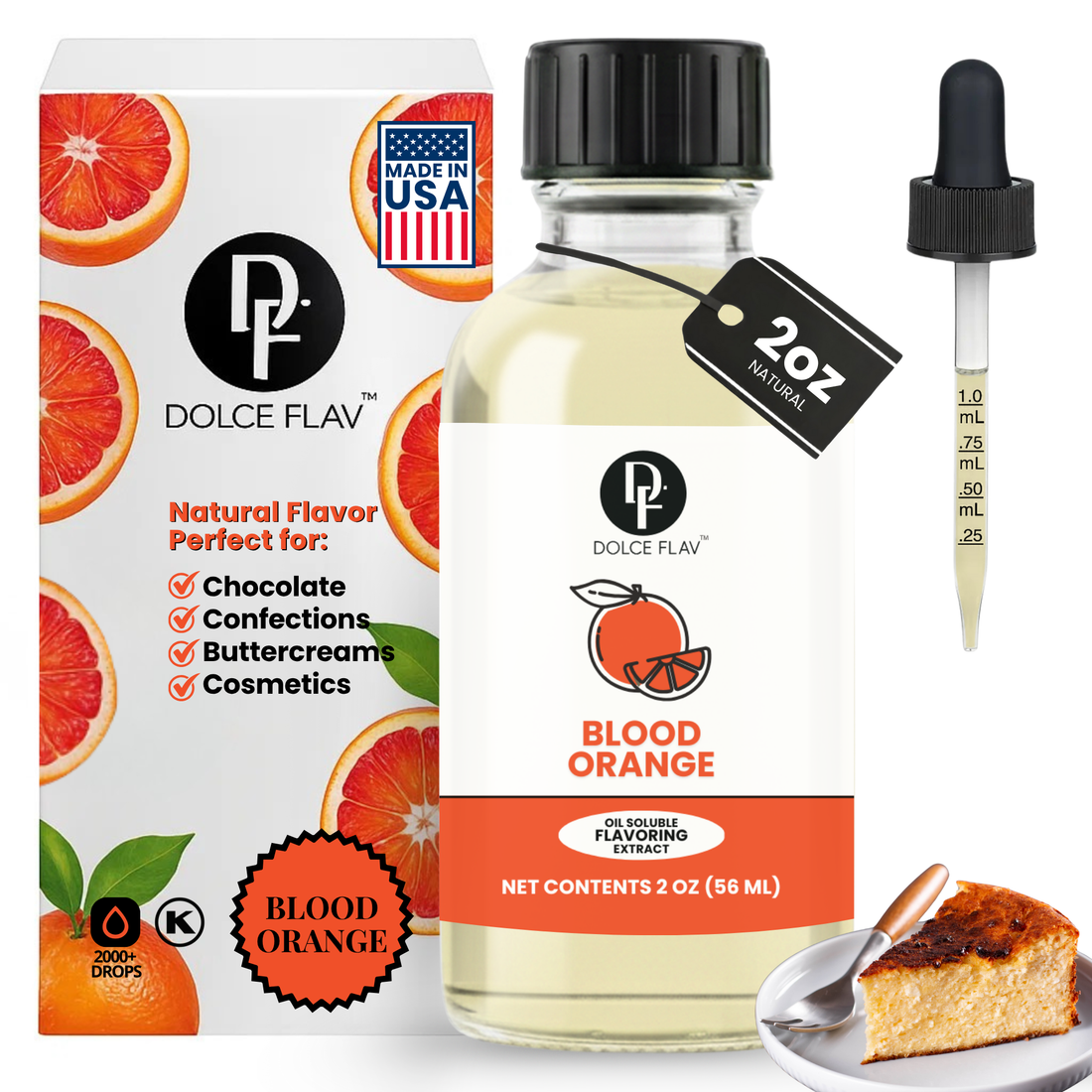 Dolce Flav natural blood orange flavoring oil for DIY lip balm and cosmetics