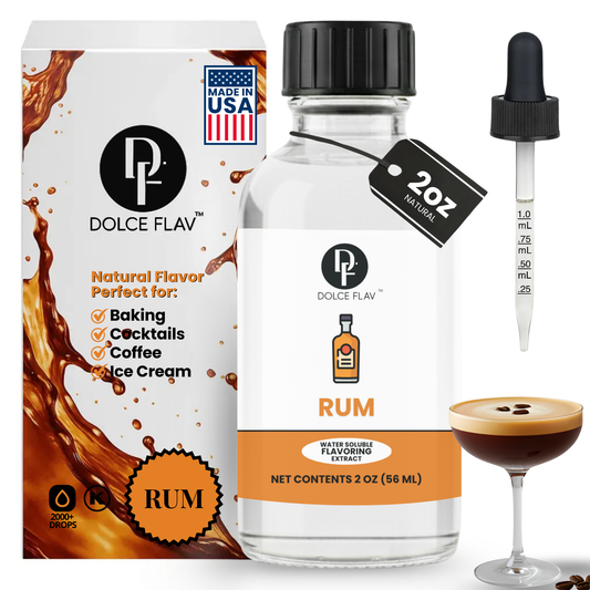 Water-soluble rum flavoring extract for National Rum Day recipes
