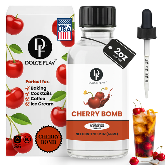 Dolce Flav cherry bomb extract with cherry and cinnamon flavor notes