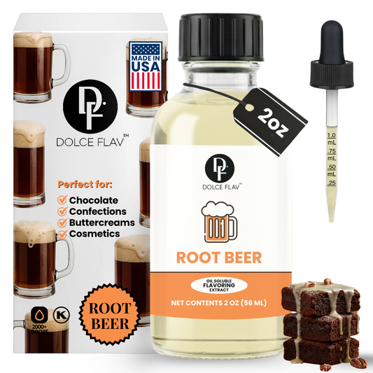 Dolce Flav root beer flavoring oil for candy making and chocolate