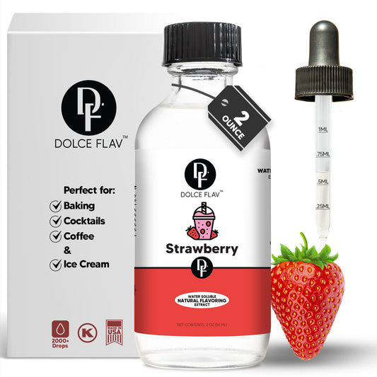 Water soluble strawberry extract for ice cream shop flavor rotation - Dolce Flav