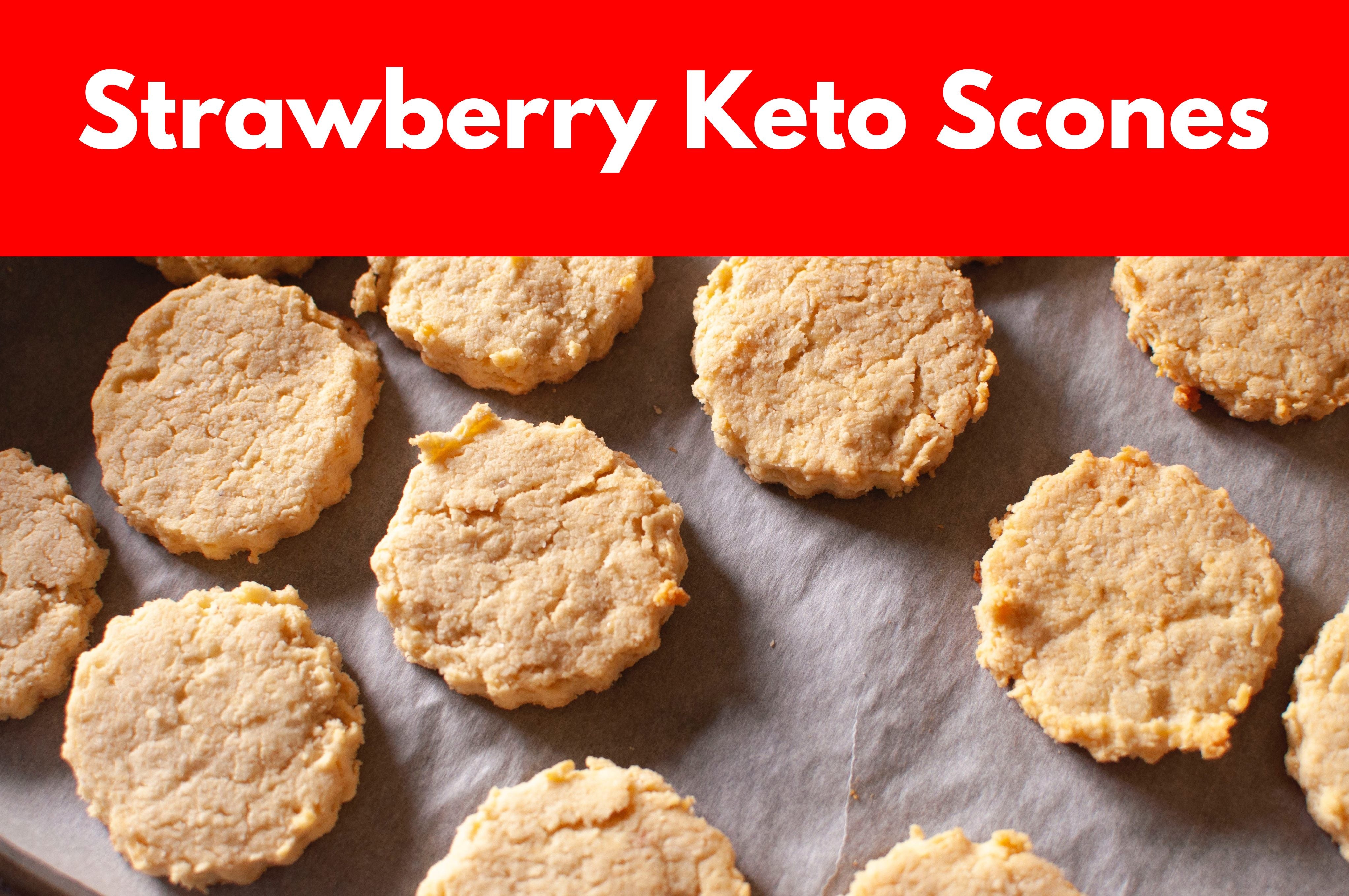 Strawberry Keto Scones: Delicious Low Carb Dessert – Dolce Flav