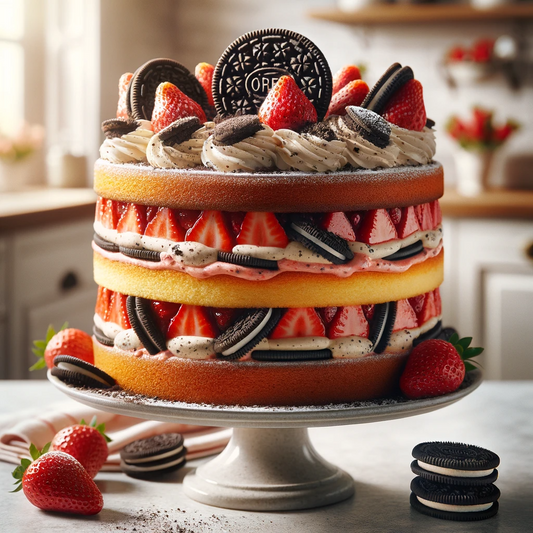 Homemade Strawberry Shortcake Oreos