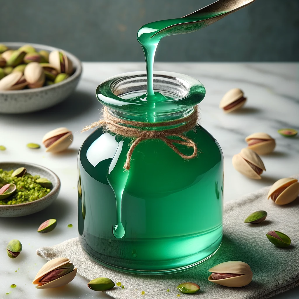 Homemade Pistachio Syrup