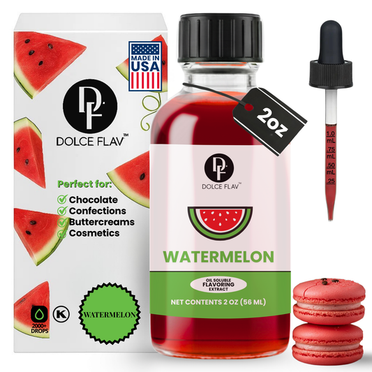 Oil soluble watermelon flavoring for gummies and hard candy - Dolce Flav