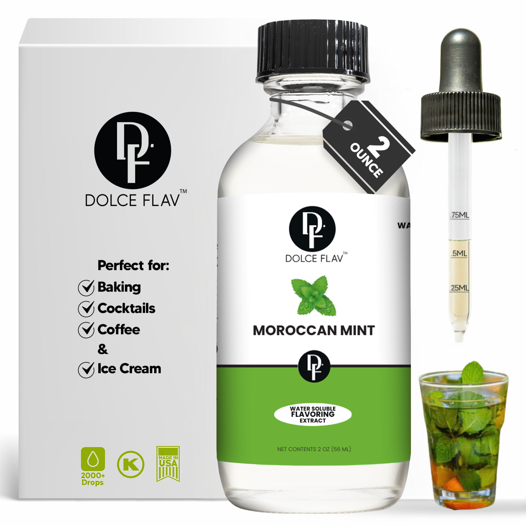 Natural Moroccan Mint Flavor Extract