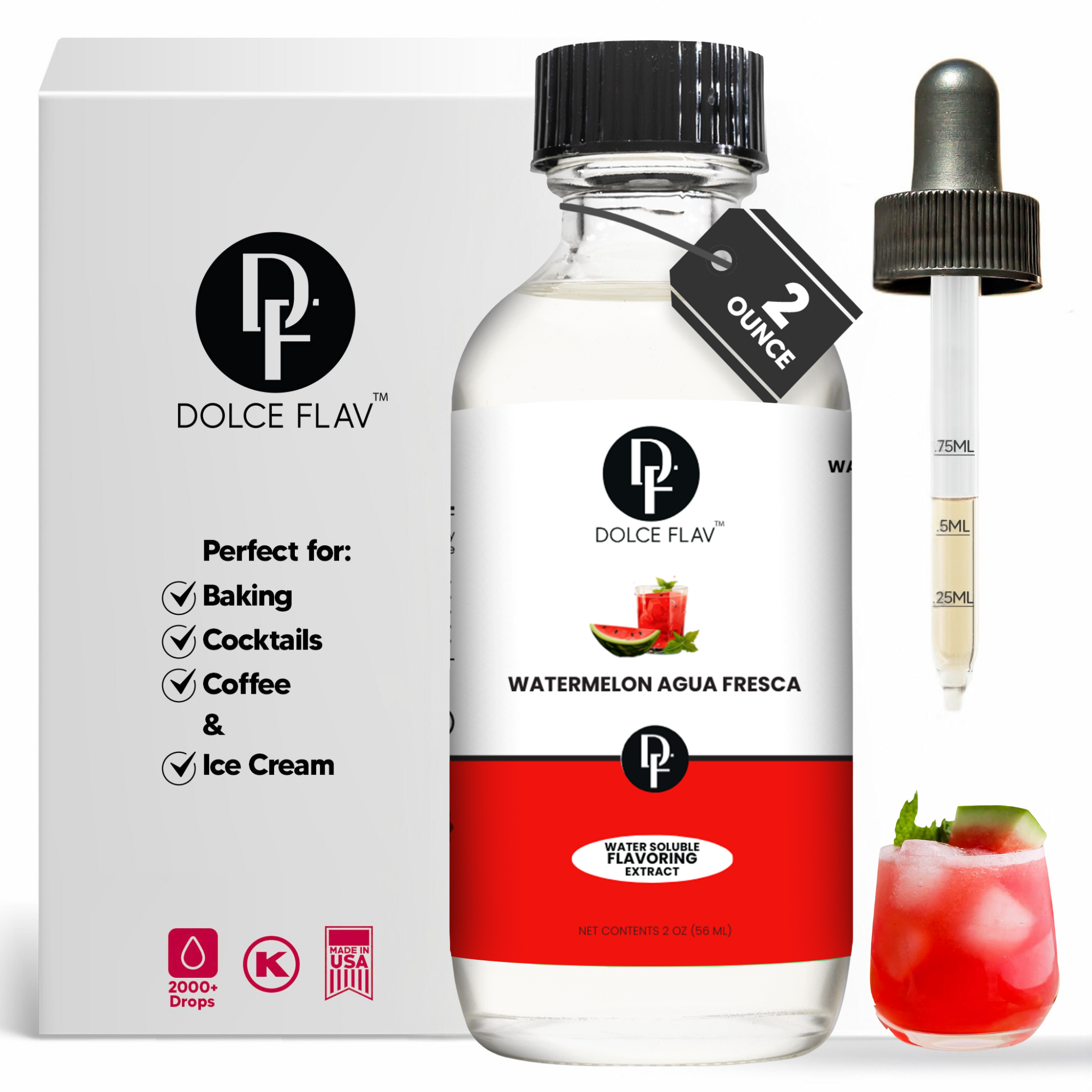 Natural Watermelon Agua Fresca Flavor Extract