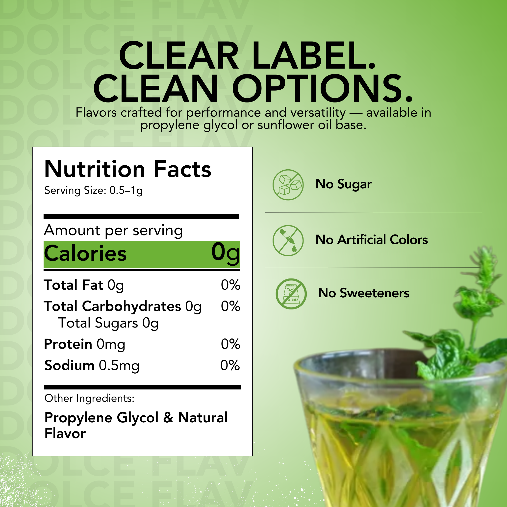 Natural Moroccan Mint Flavor Extract