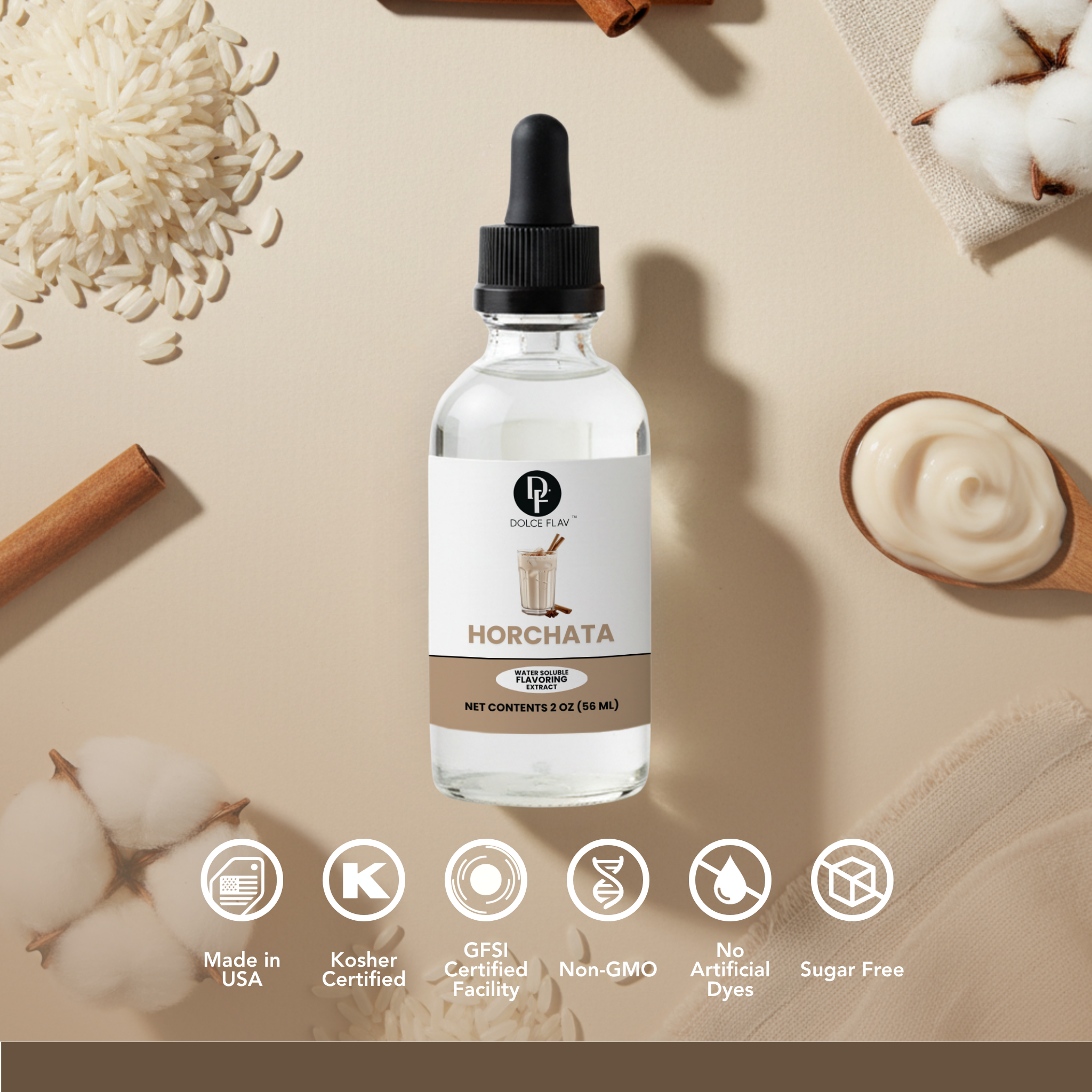 Natural Horchata Flavor Extract