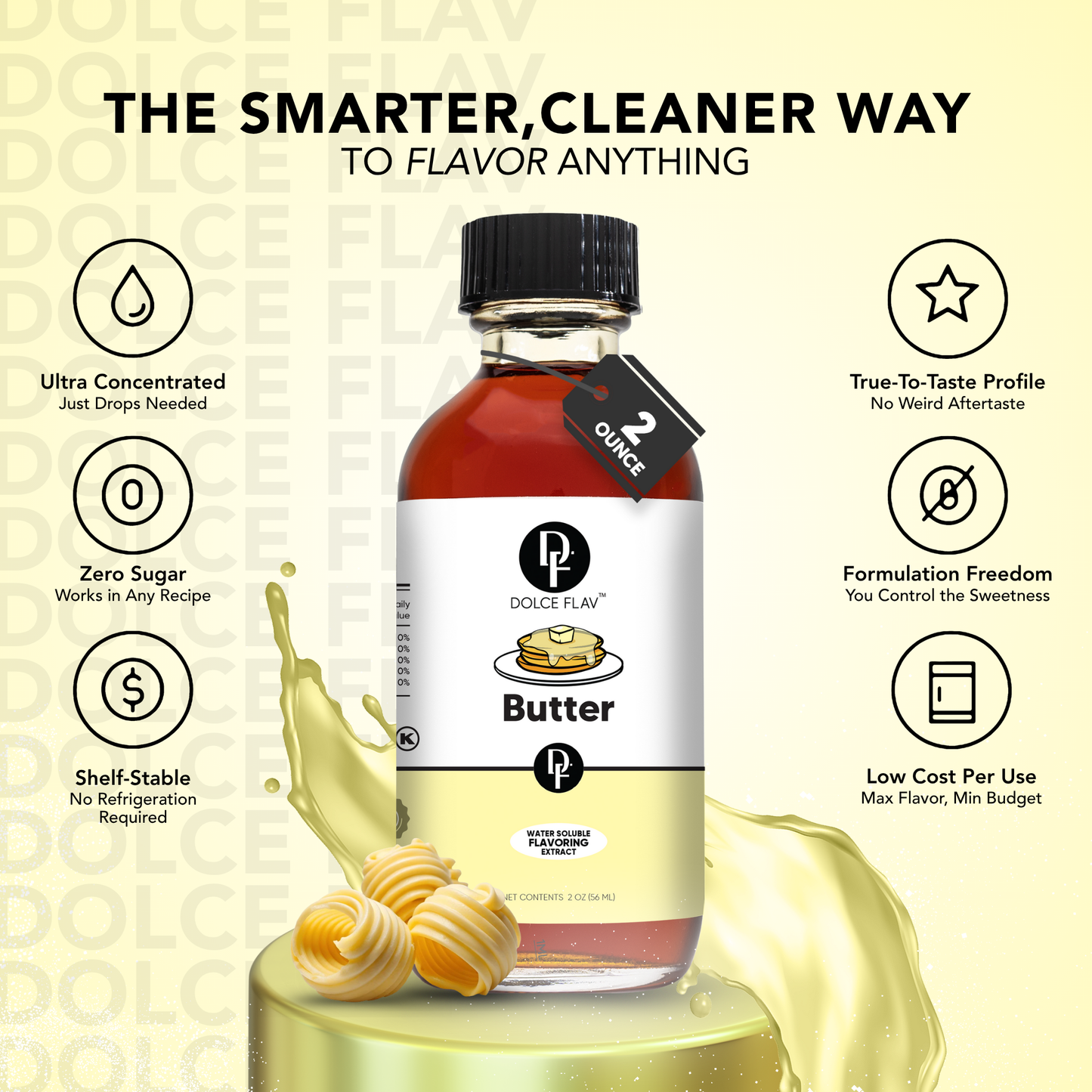 Butter Extract - Sugar & Fat-Free Water Soluble