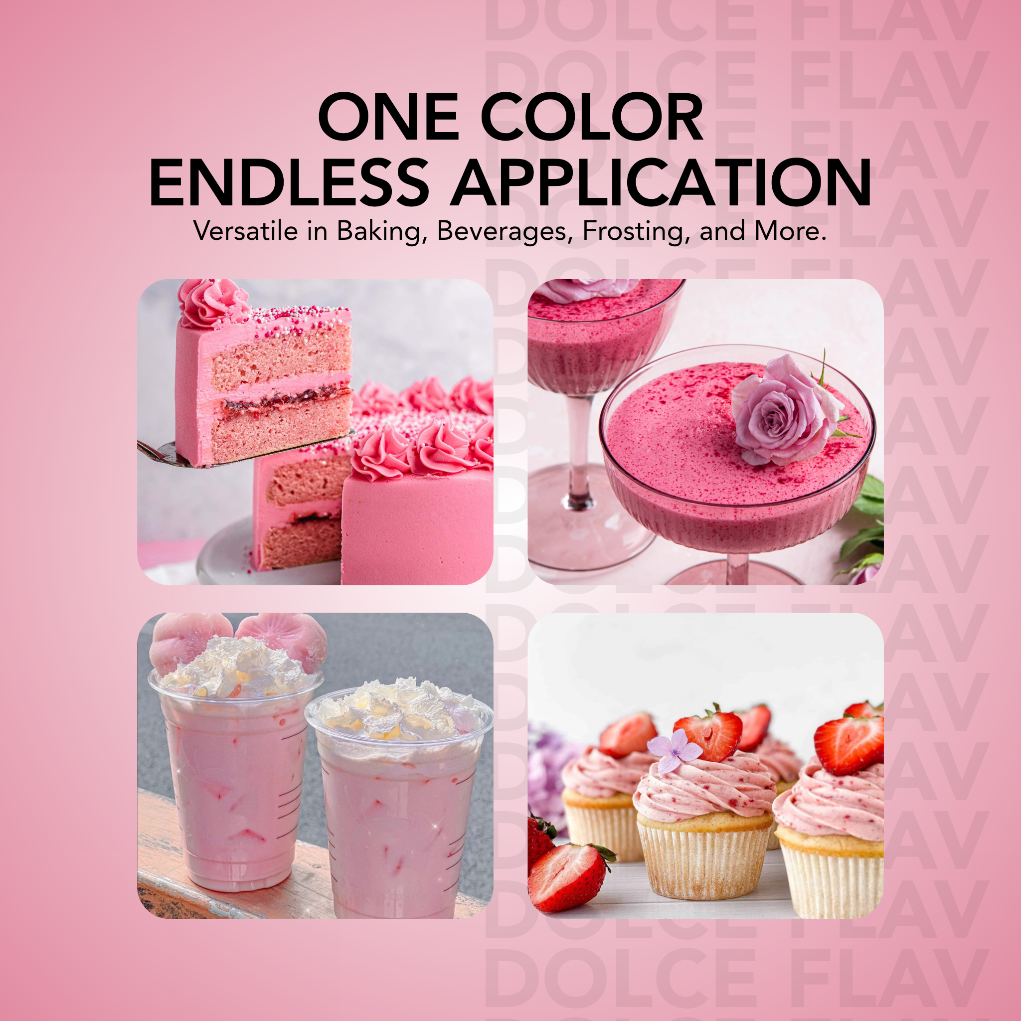 Natural Pink Food Color - Water Soluble