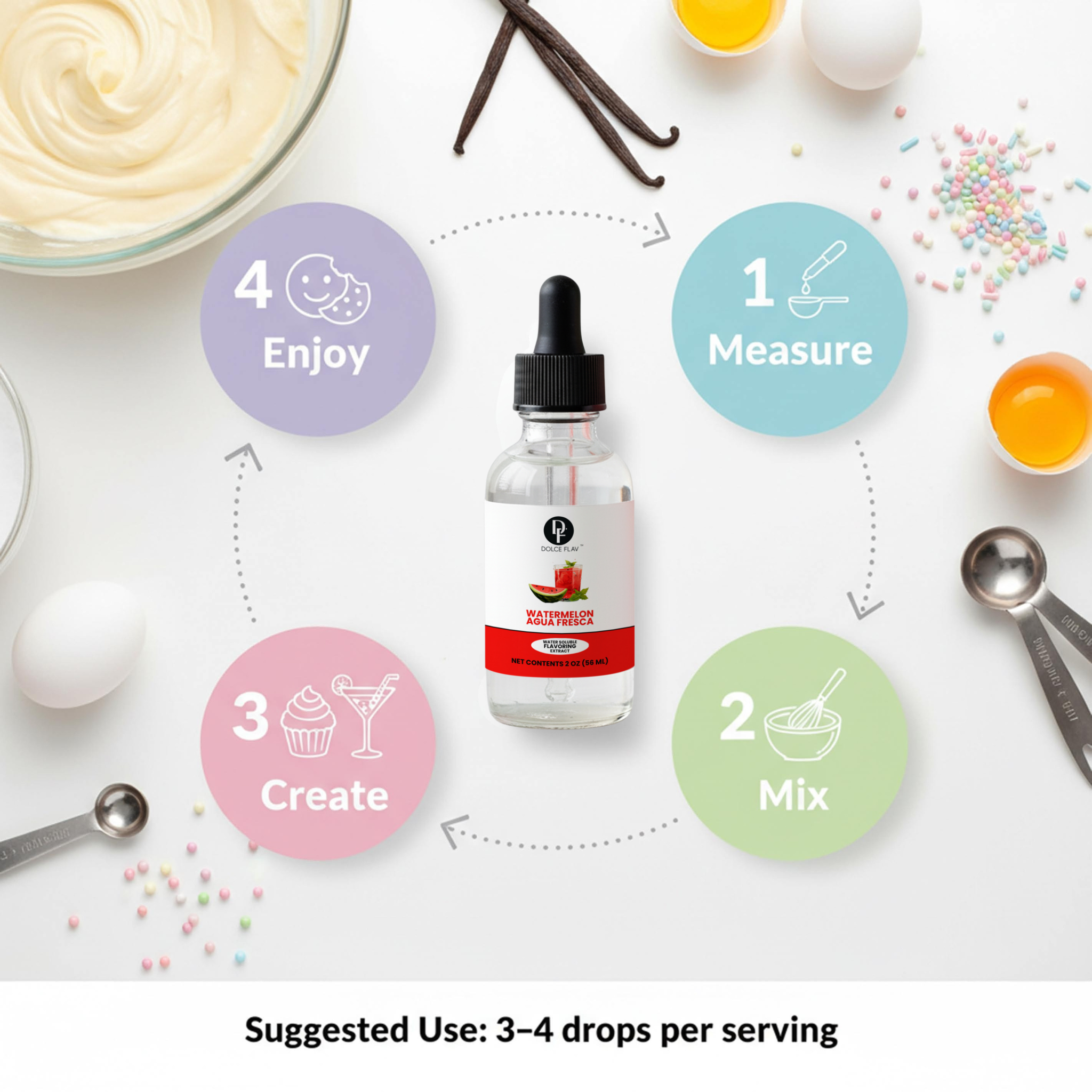 Natural Watermelon Agua Fresca Flavor Extract