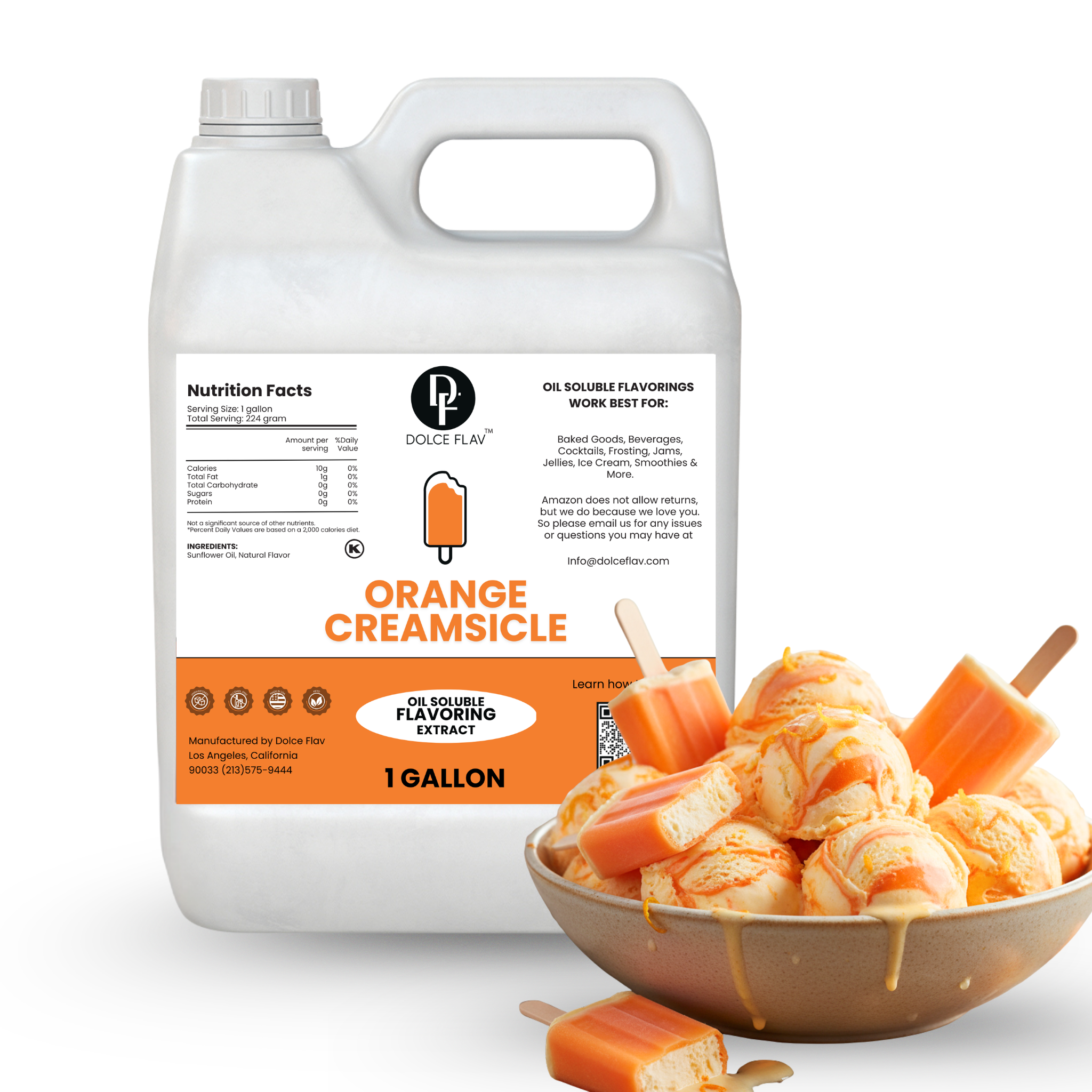 Oil Soluble Orange Creamsicle Flavoring