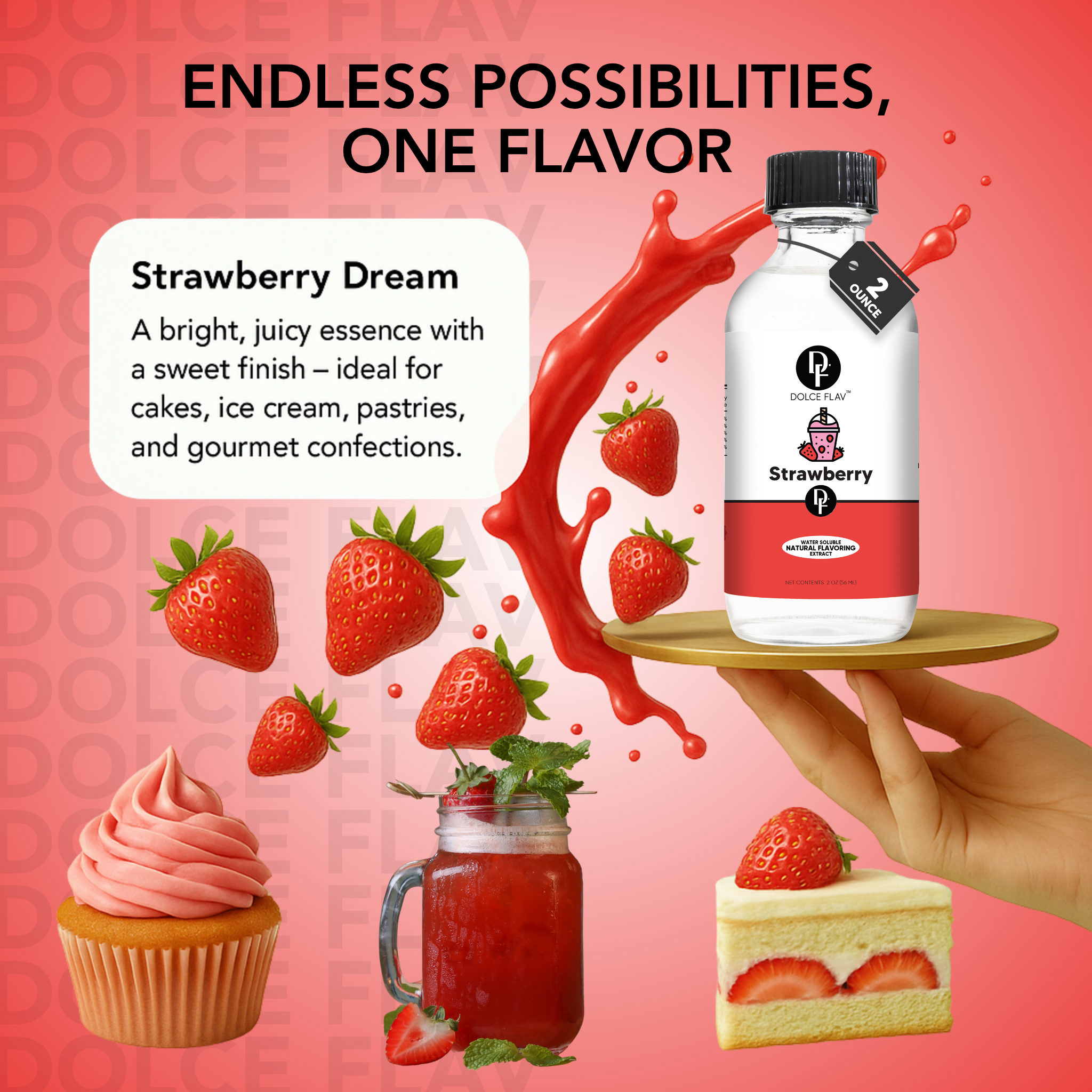 Strawberry Flavoring Water Soluble