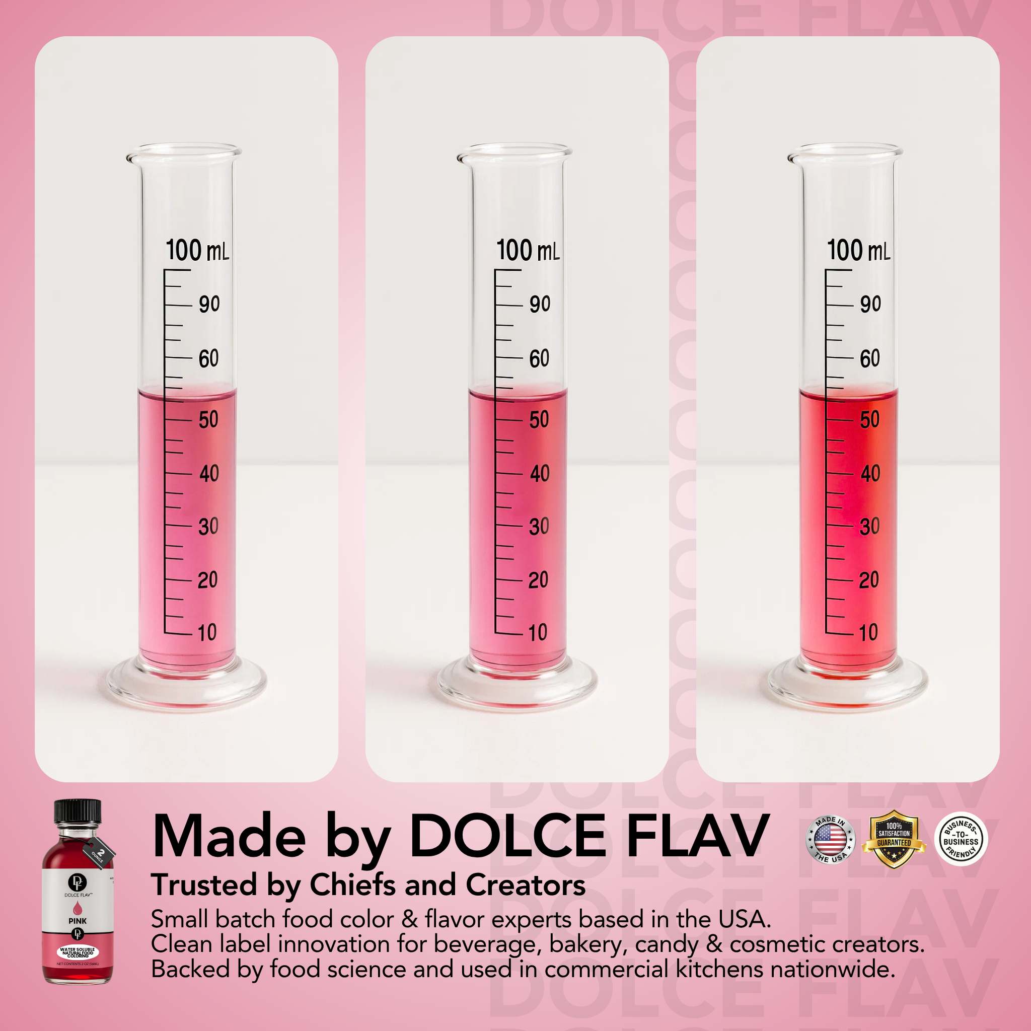 Natural Pink Food Color - Water Soluble