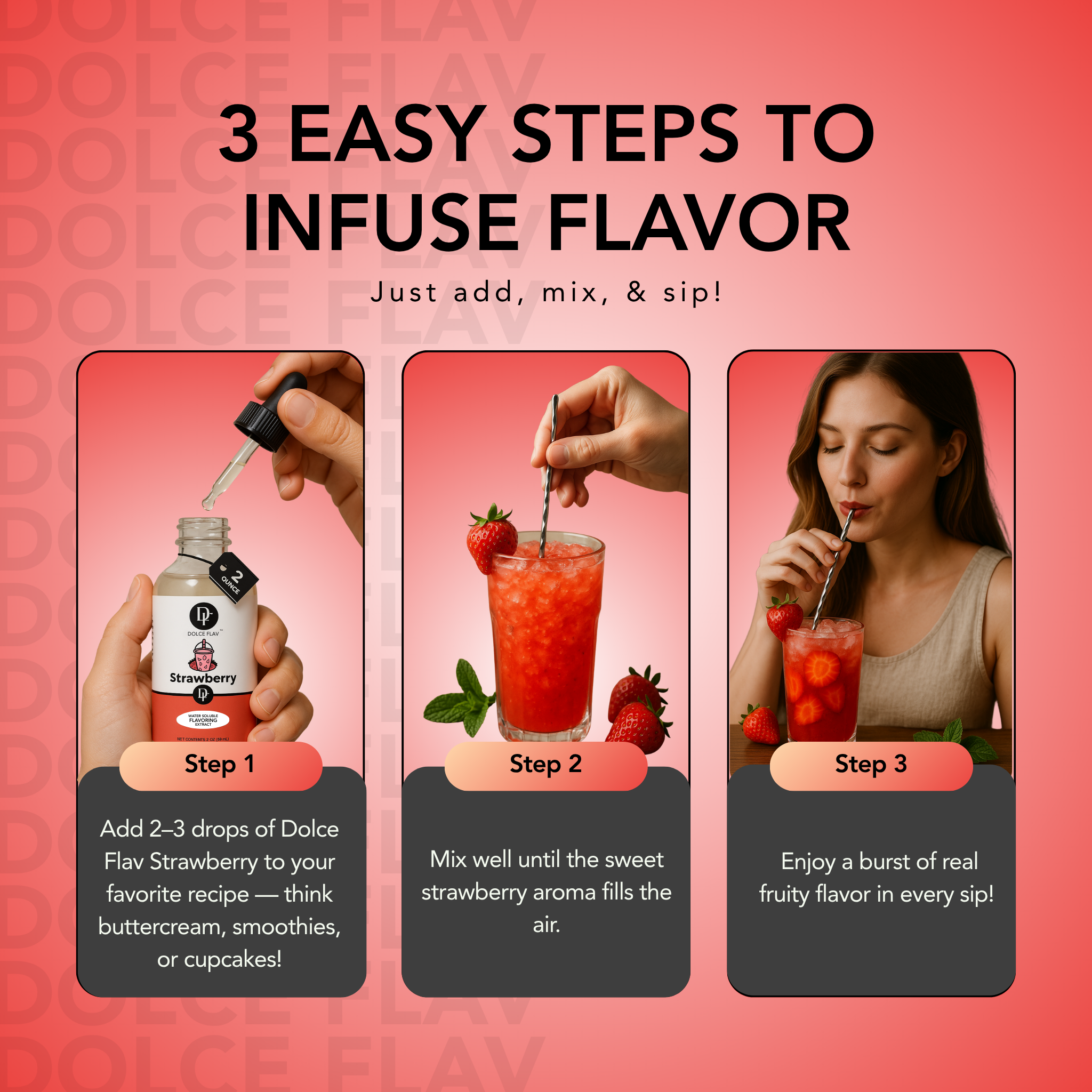 Strawberry Flavoring Water Soluble