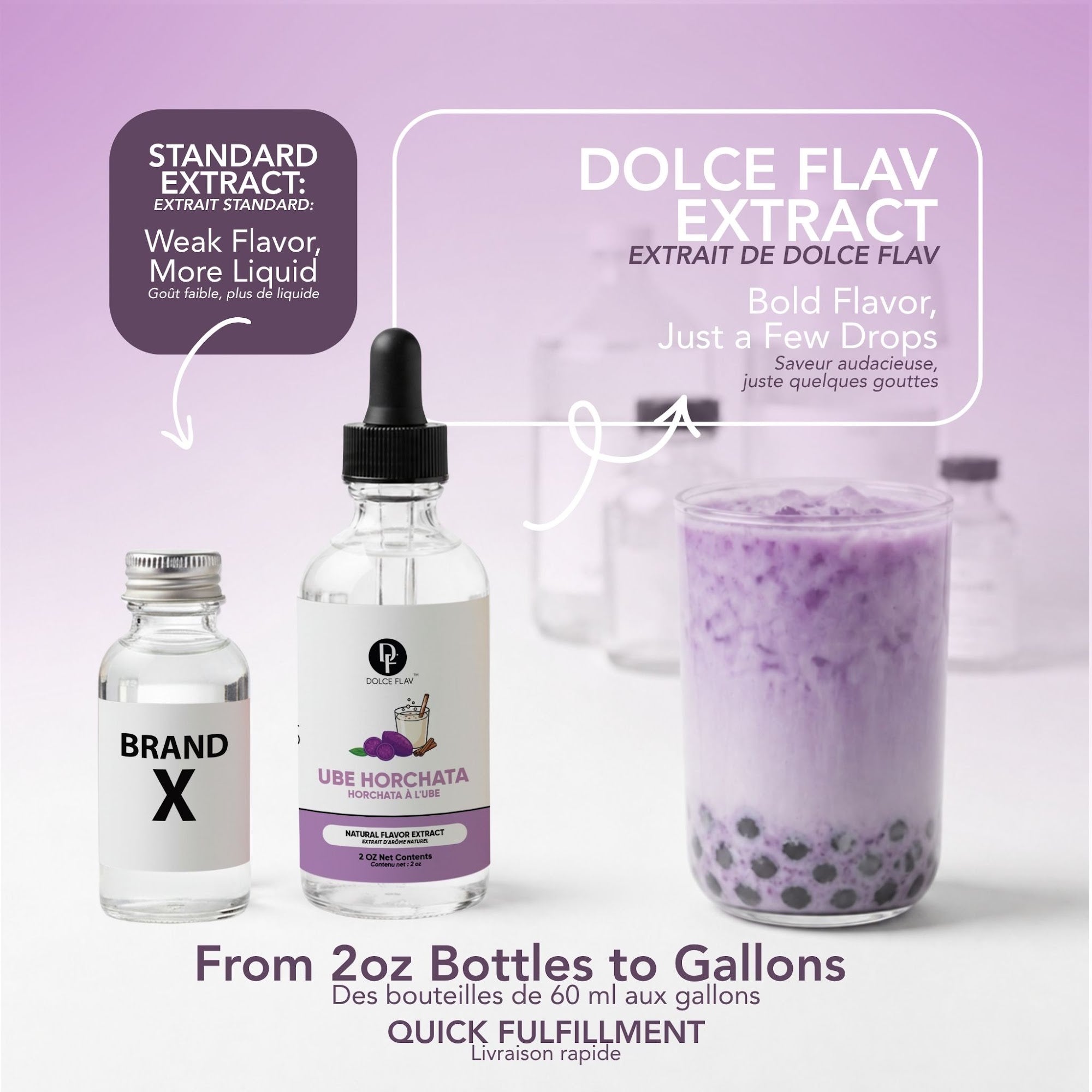 Natural Ube Horchata Extract