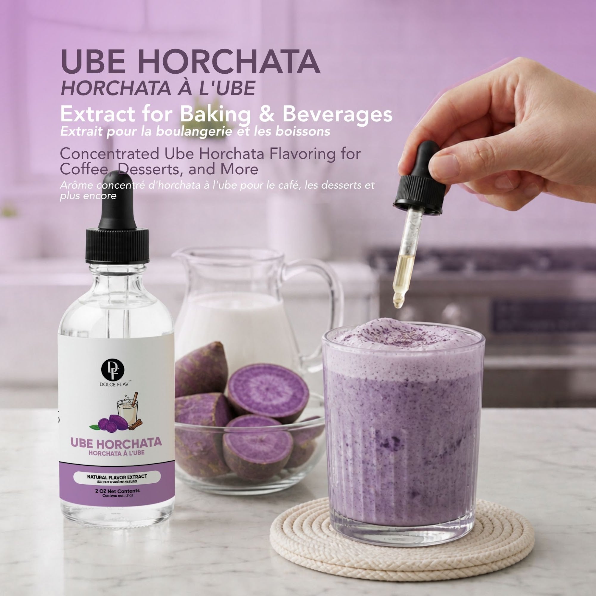 Natural Ube Horchata Extract