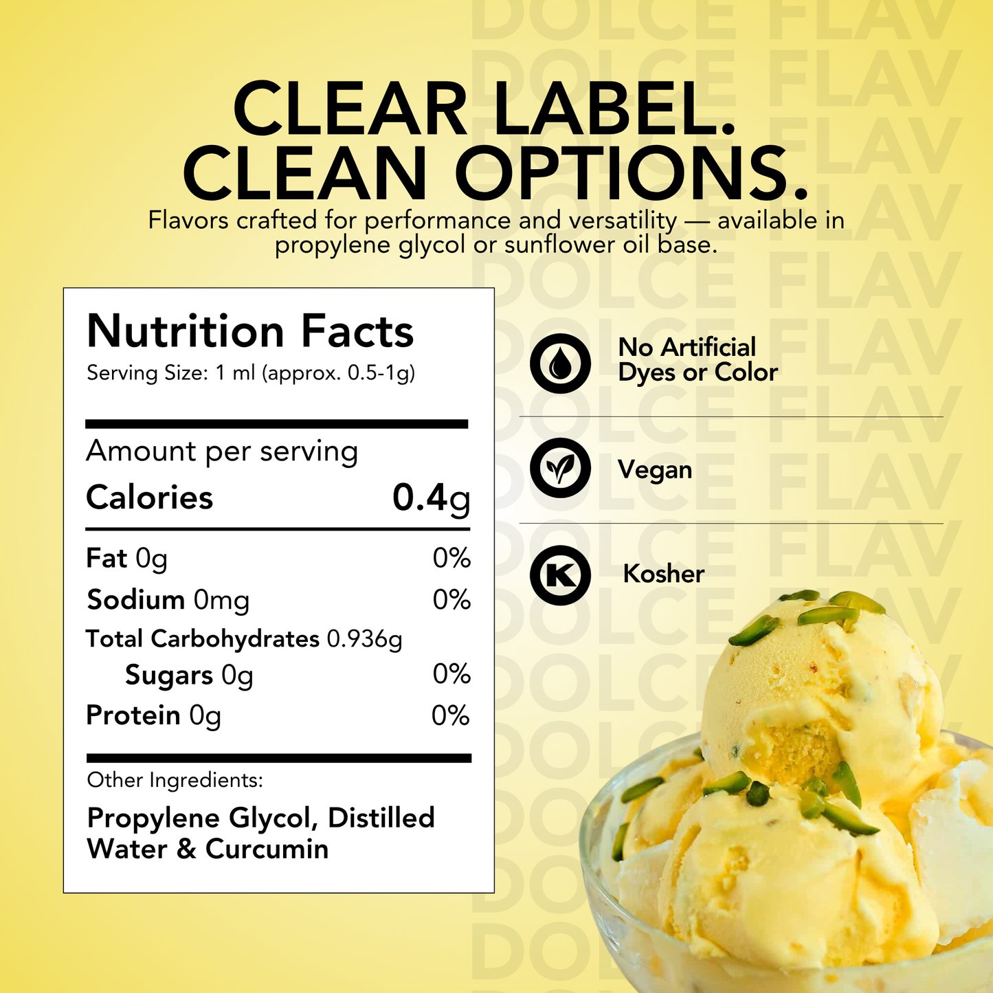 Natural Yellow Food Color - Water Soluble