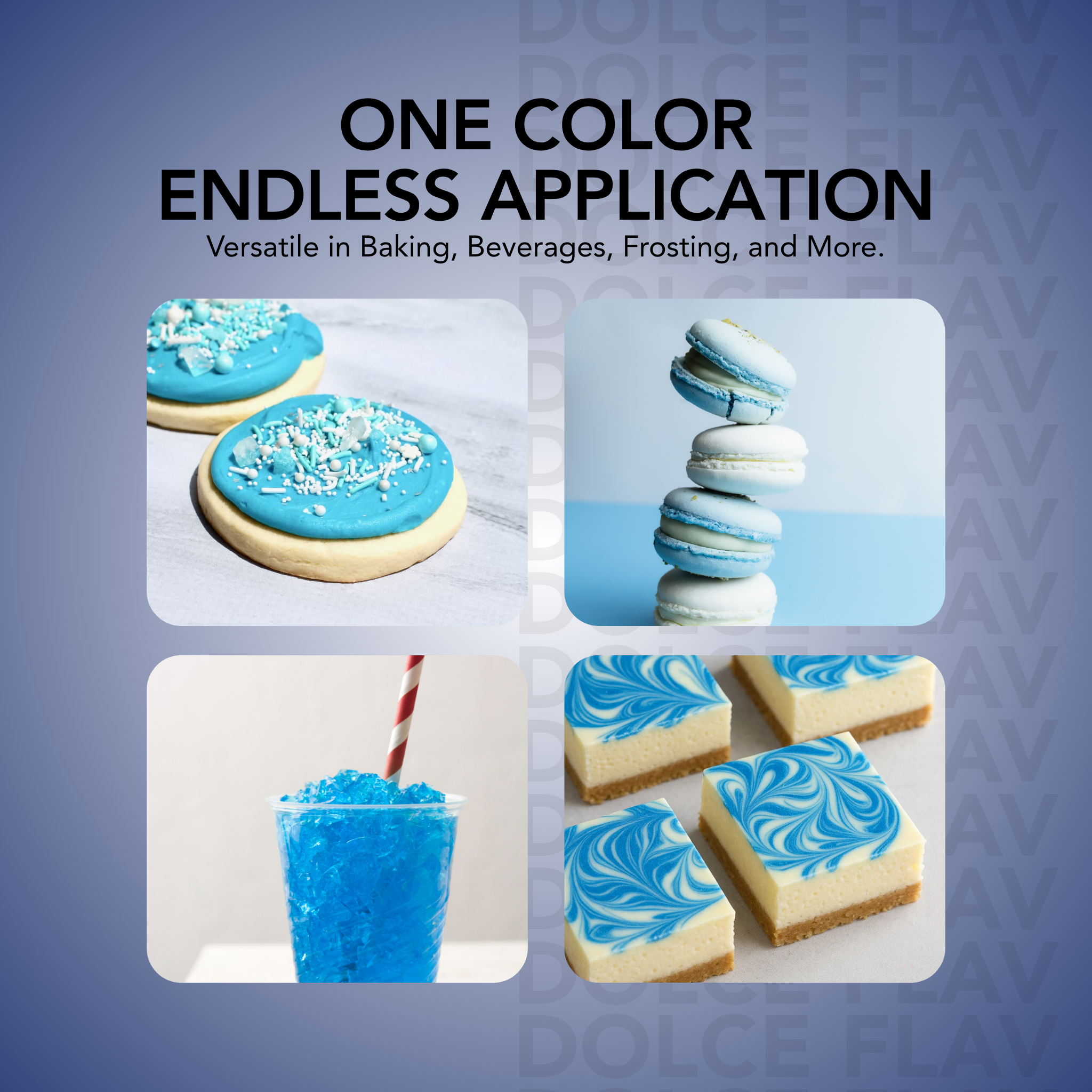 Natural Blue Food Color Water Soluble