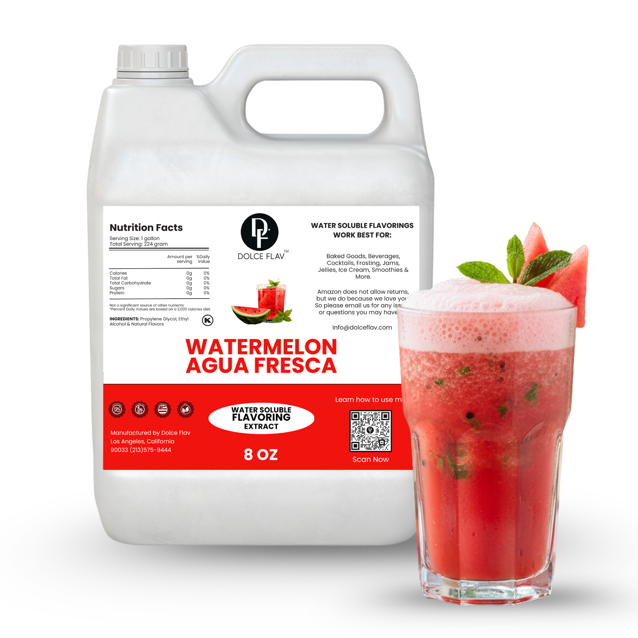 Natural Watermelon Agua Fresca Extract
