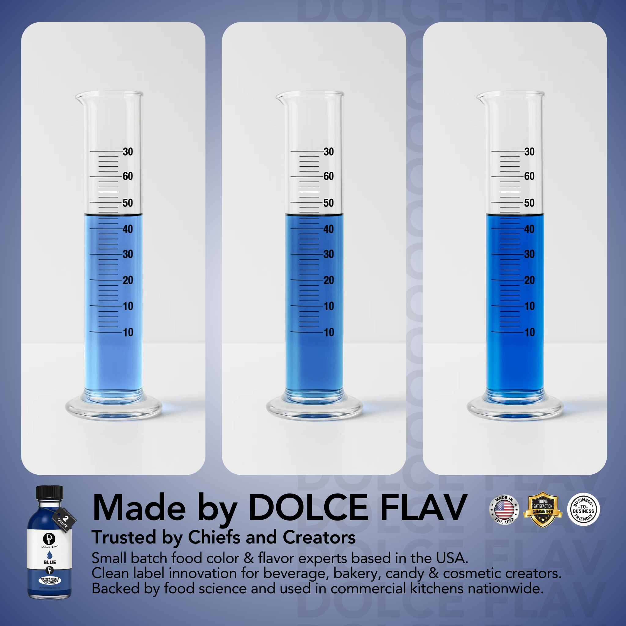 Natural Blue Food Color Water Soluble