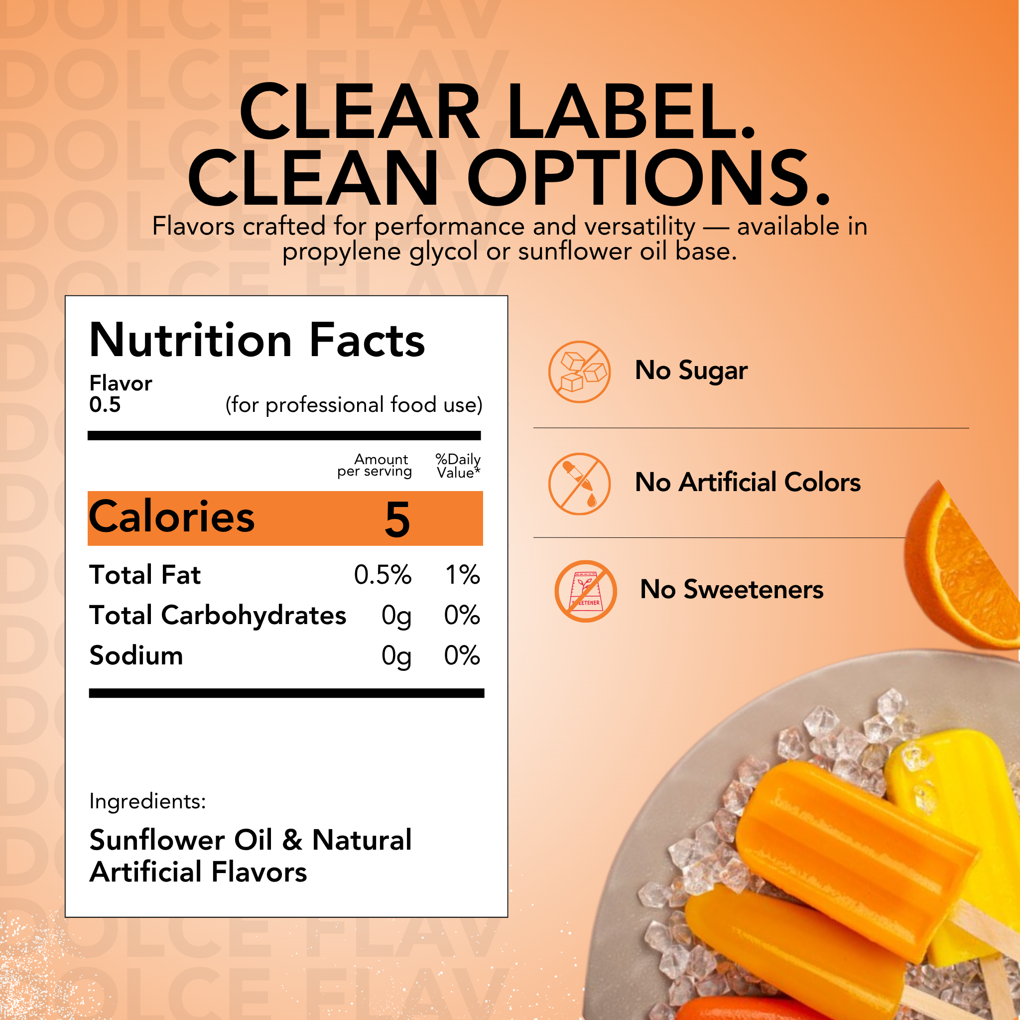 Oil Soluble Orange Creamsicle Flavoring
