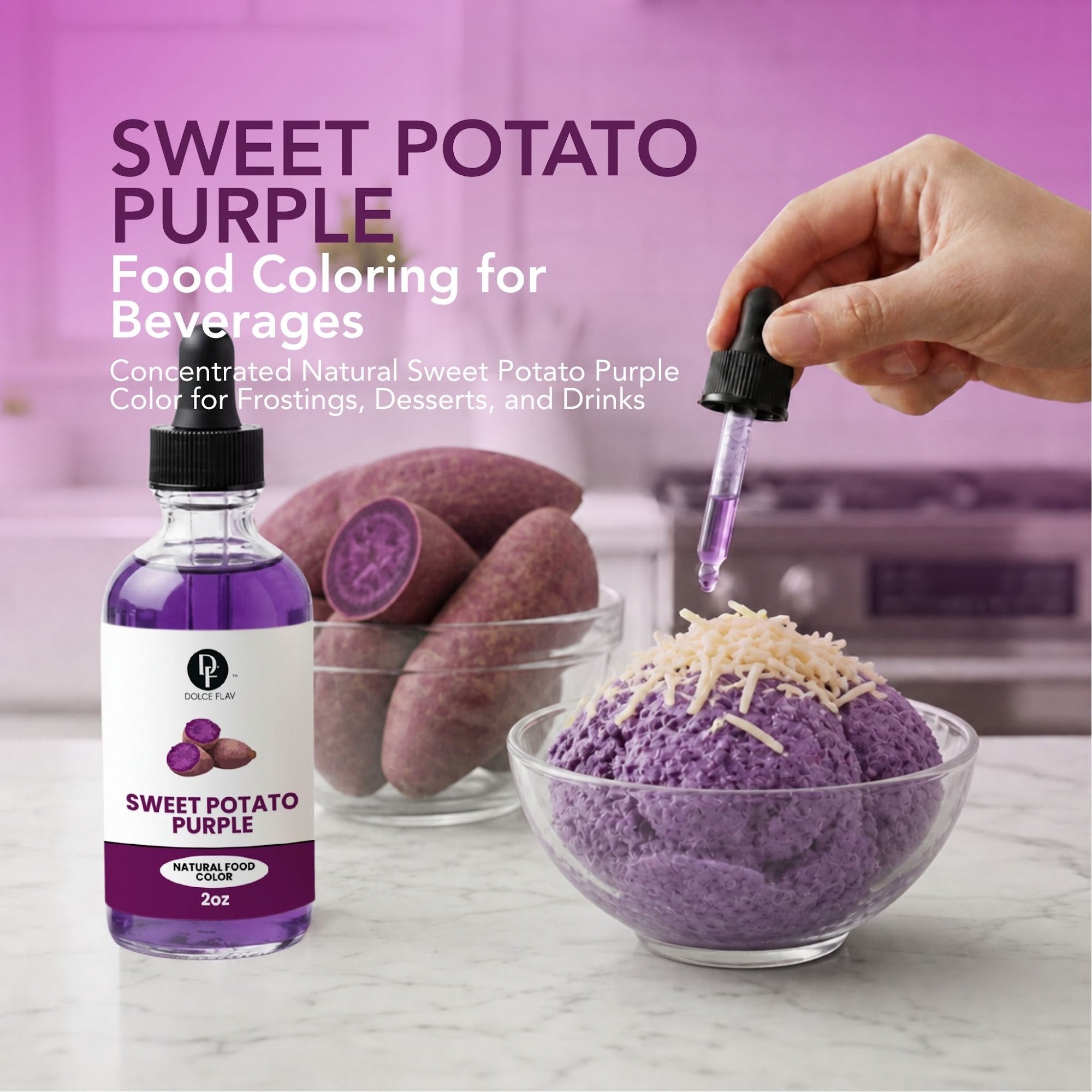 Natural Sweet Potato Purple Food Color