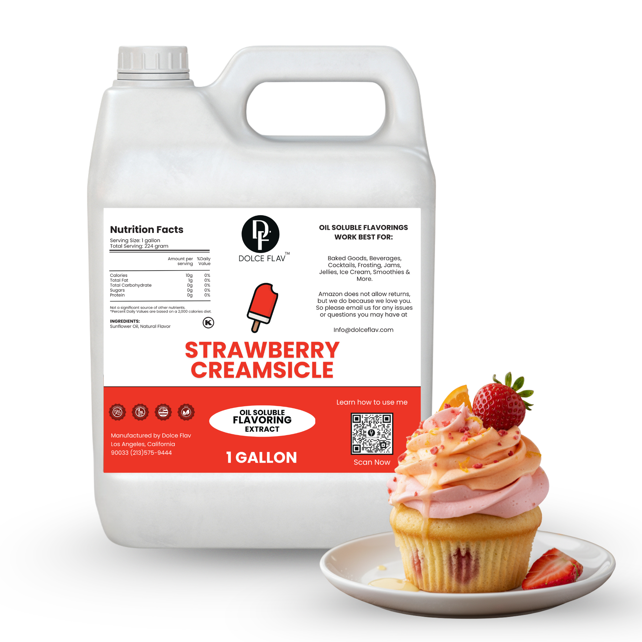 Oil Soluble Strawberry Creamsicle Flavoring