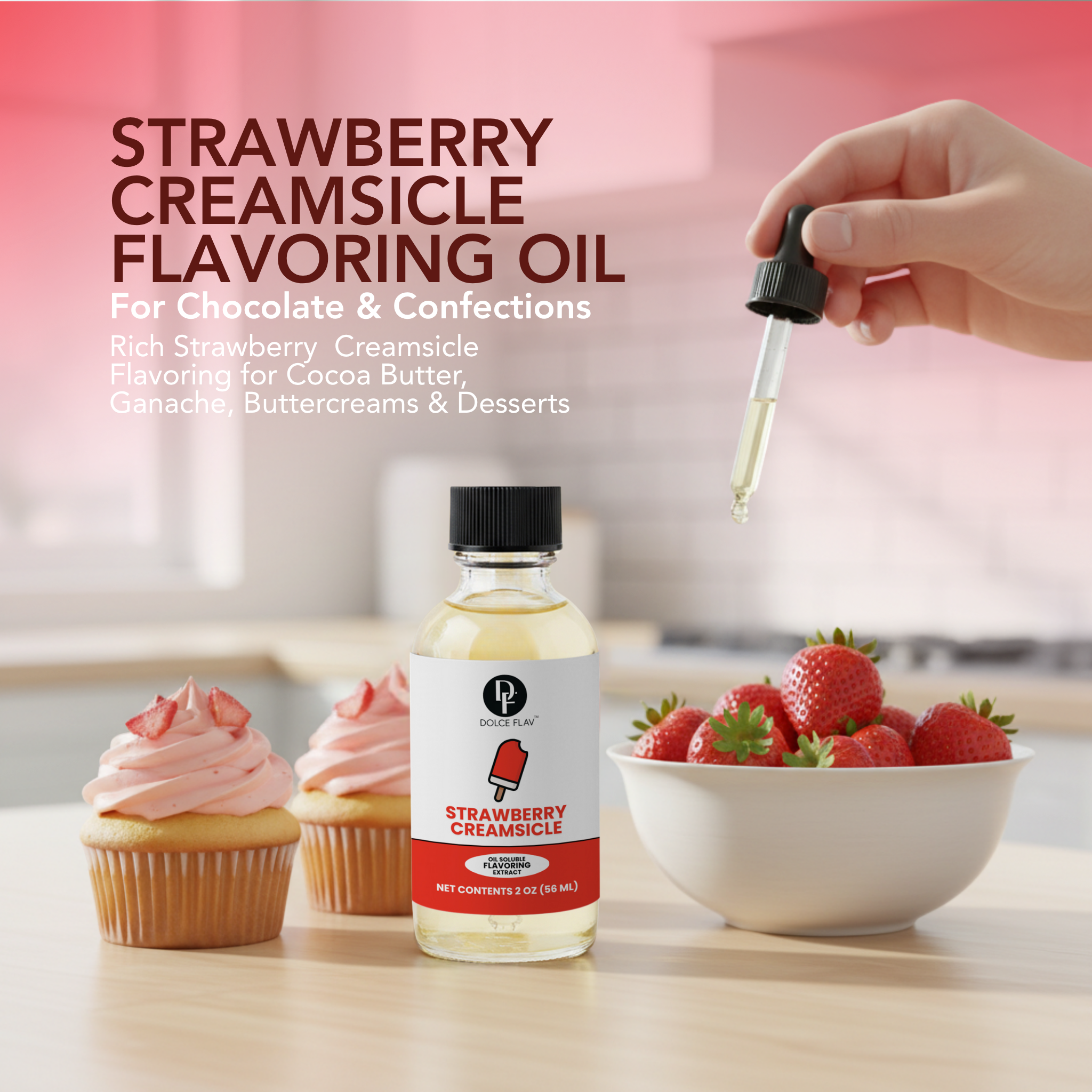 Oil Soluble Strawberry Creamsicle Flavoring