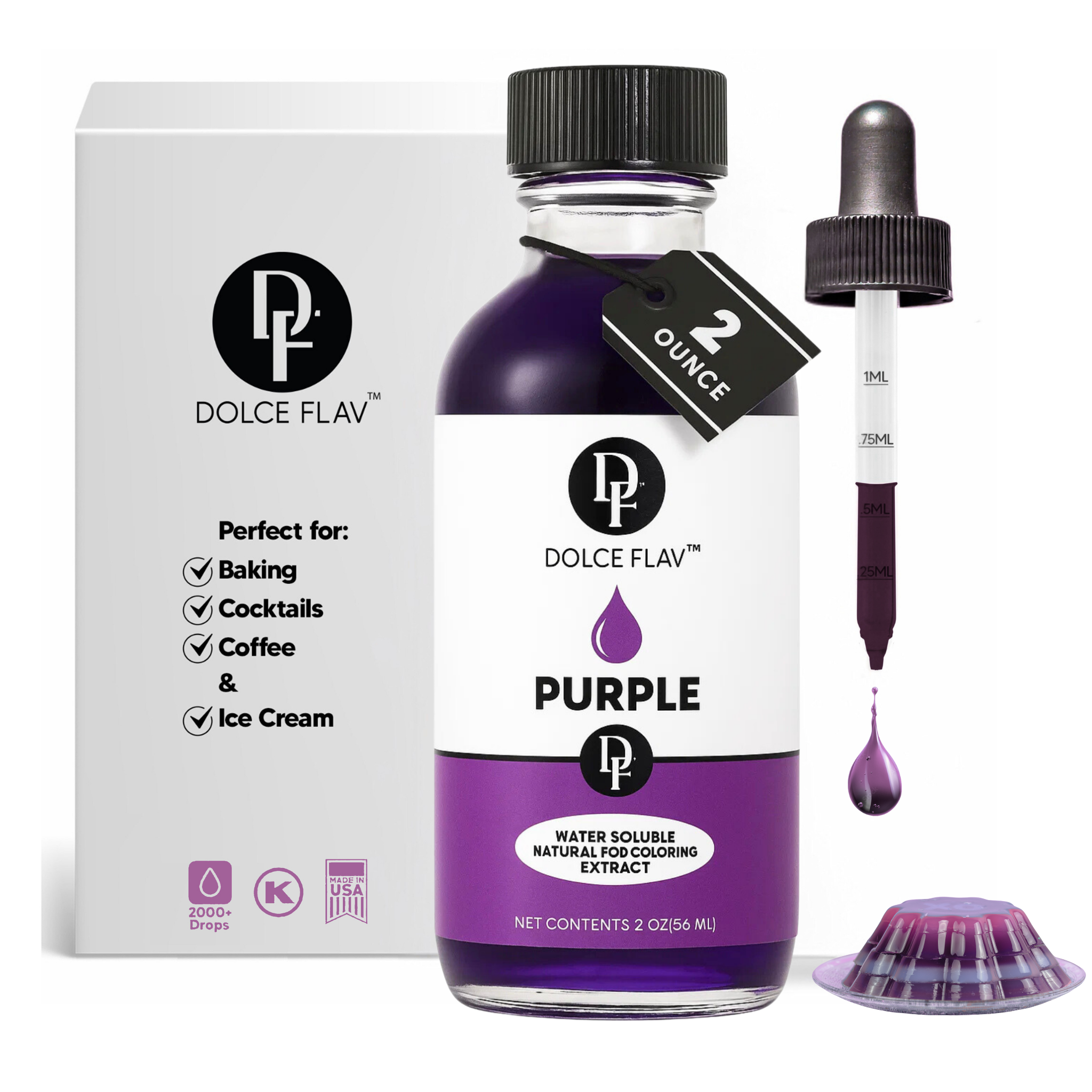 Natural Purple Food Coloring - Water Soluble