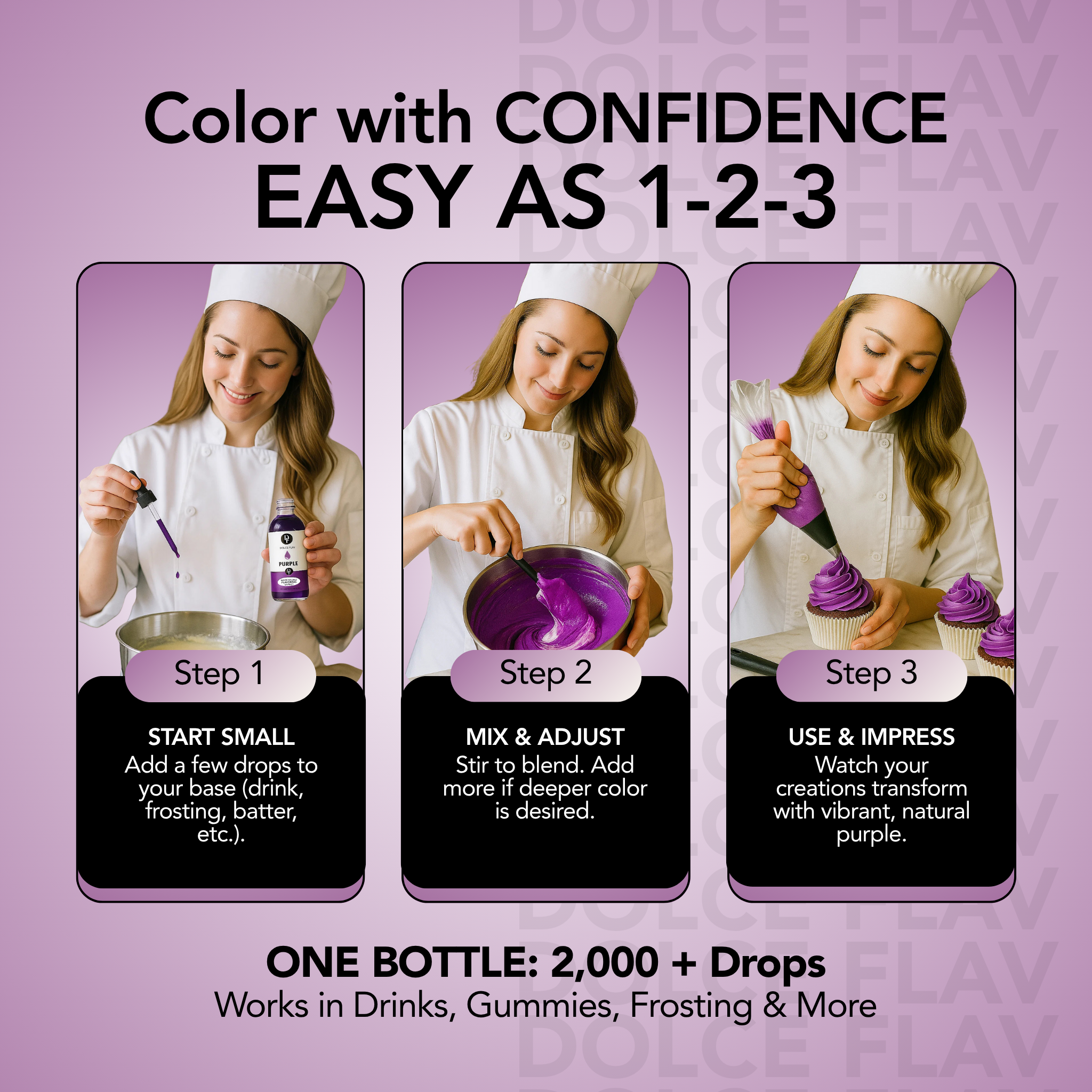 Natural Purple Food Coloring - Water Soluble