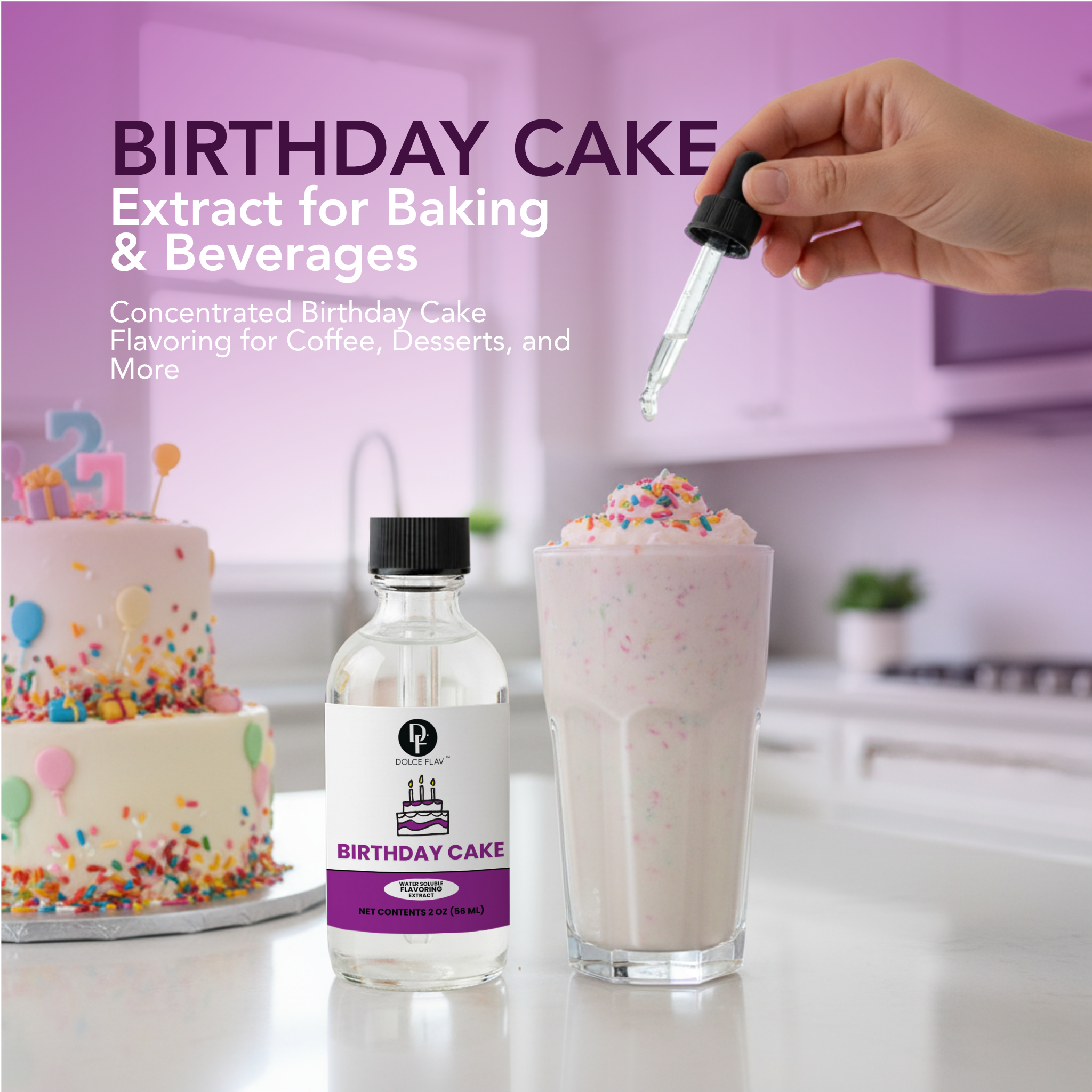 Birthday Cake Batter Extract Water Soluble