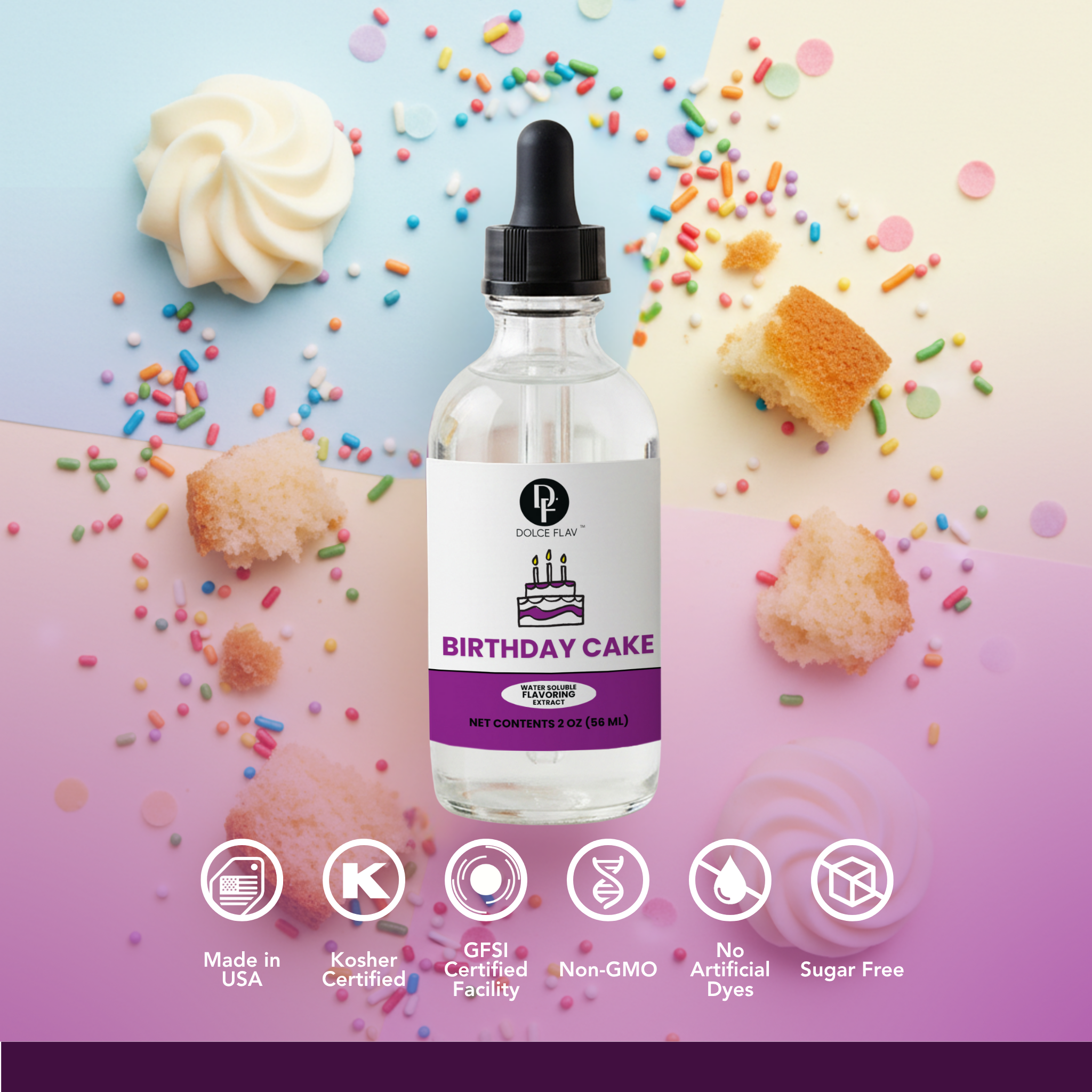 Birthday Cake Batter Extract Water Soluble