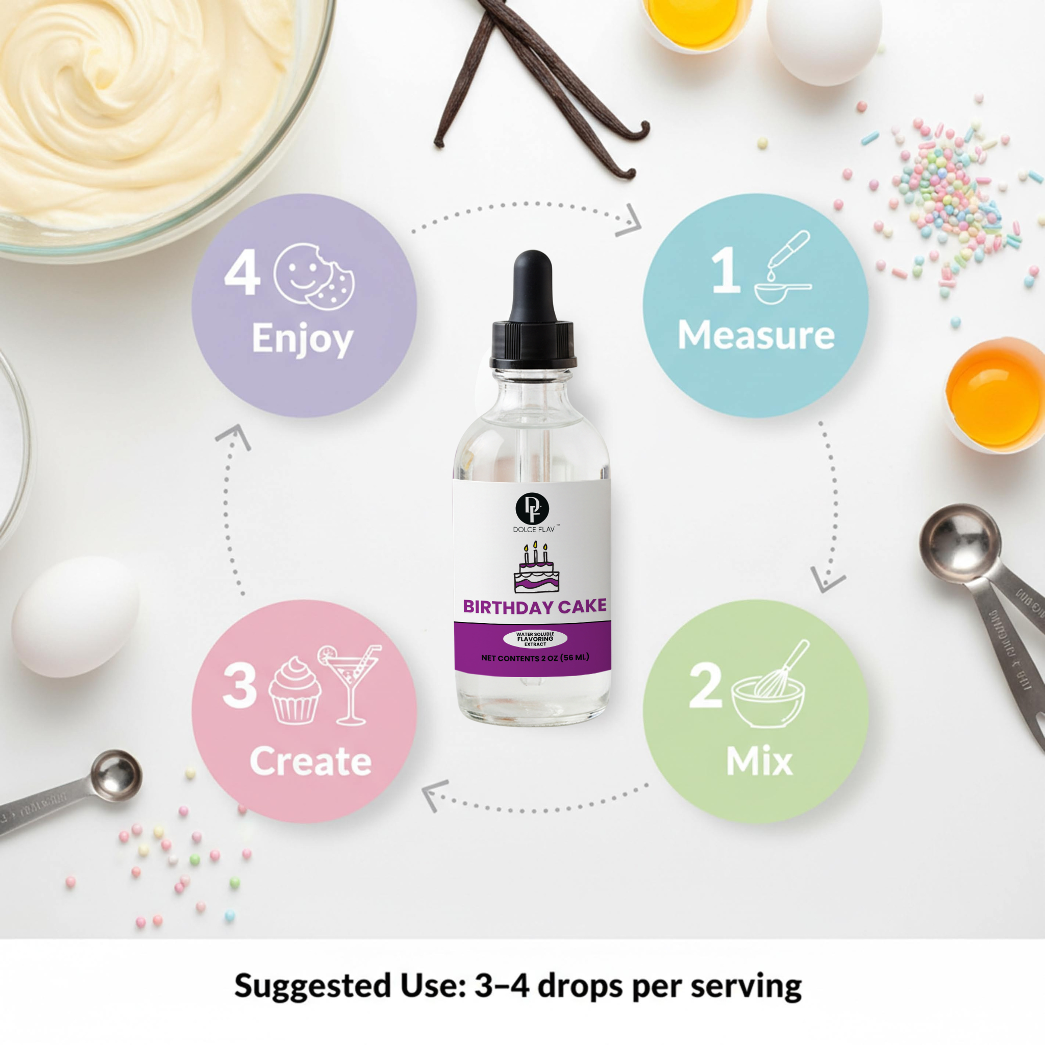 Birthday Cake Batter Extract Water Soluble