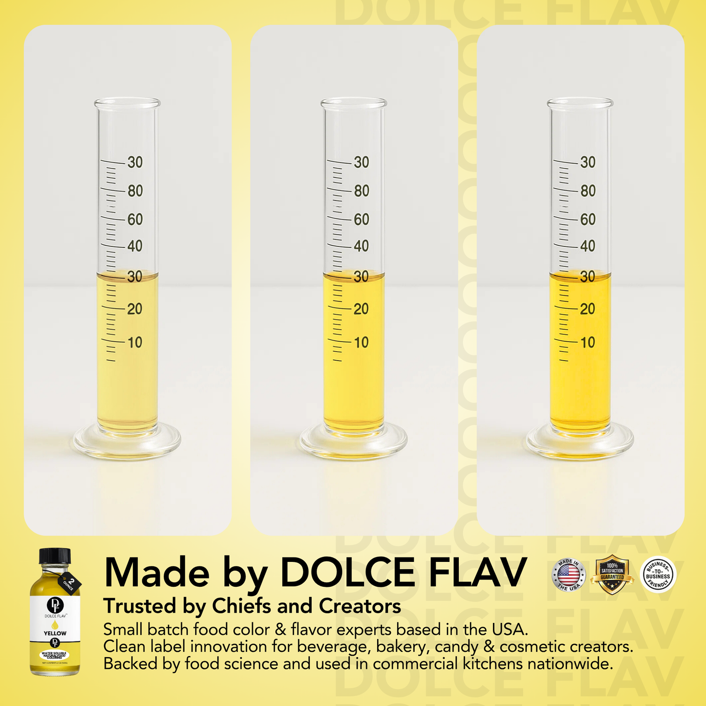Natural Yellow Food Color - Water Soluble