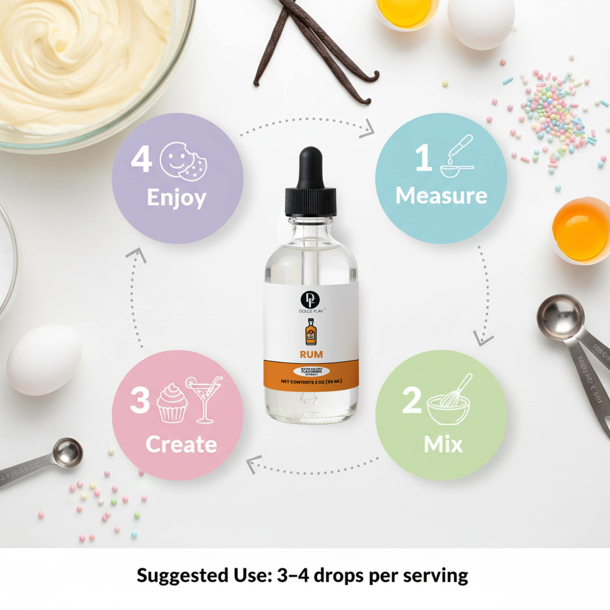 Rum Flavoring Water Soluble