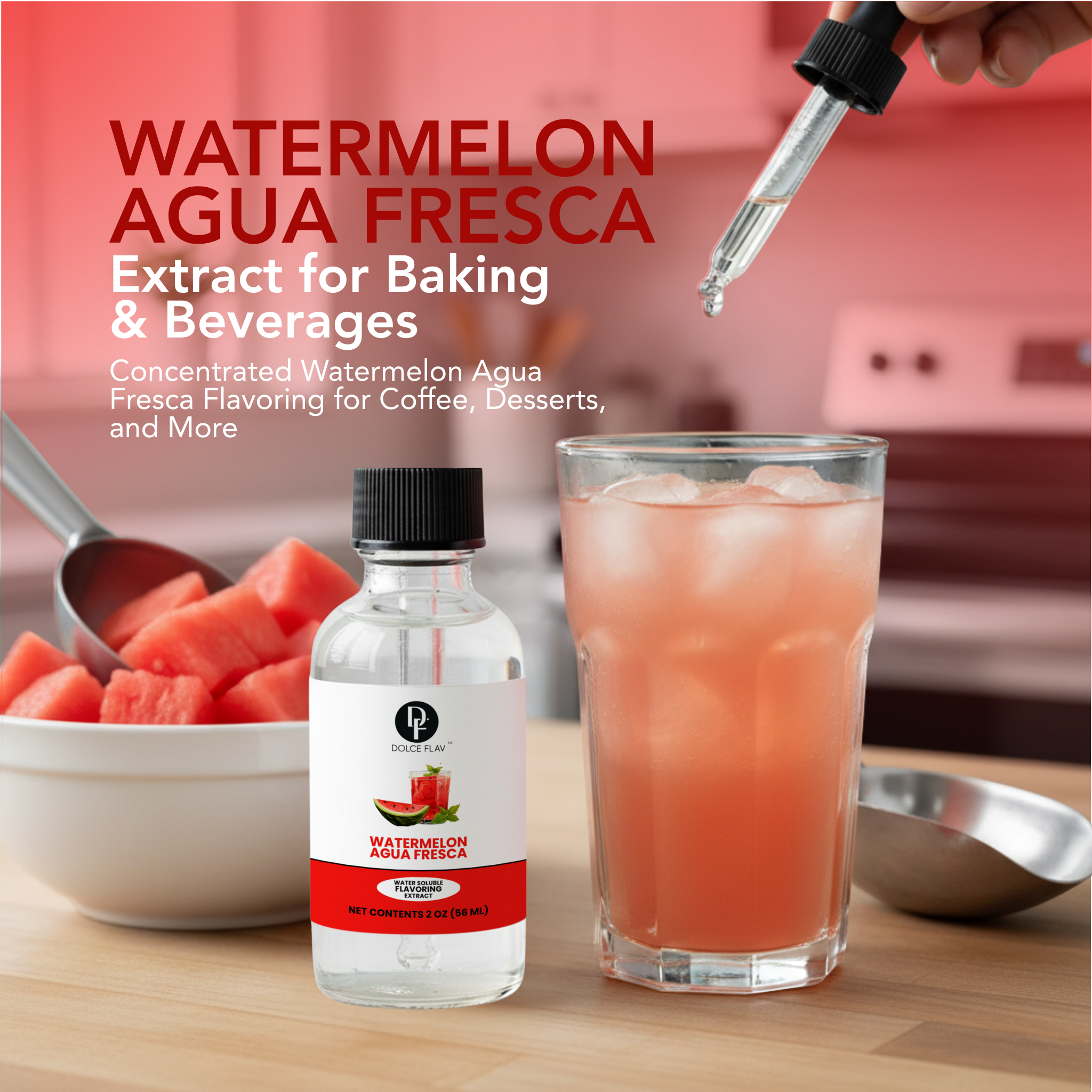Natural Watermelon Agua Fresca Flavor Extract