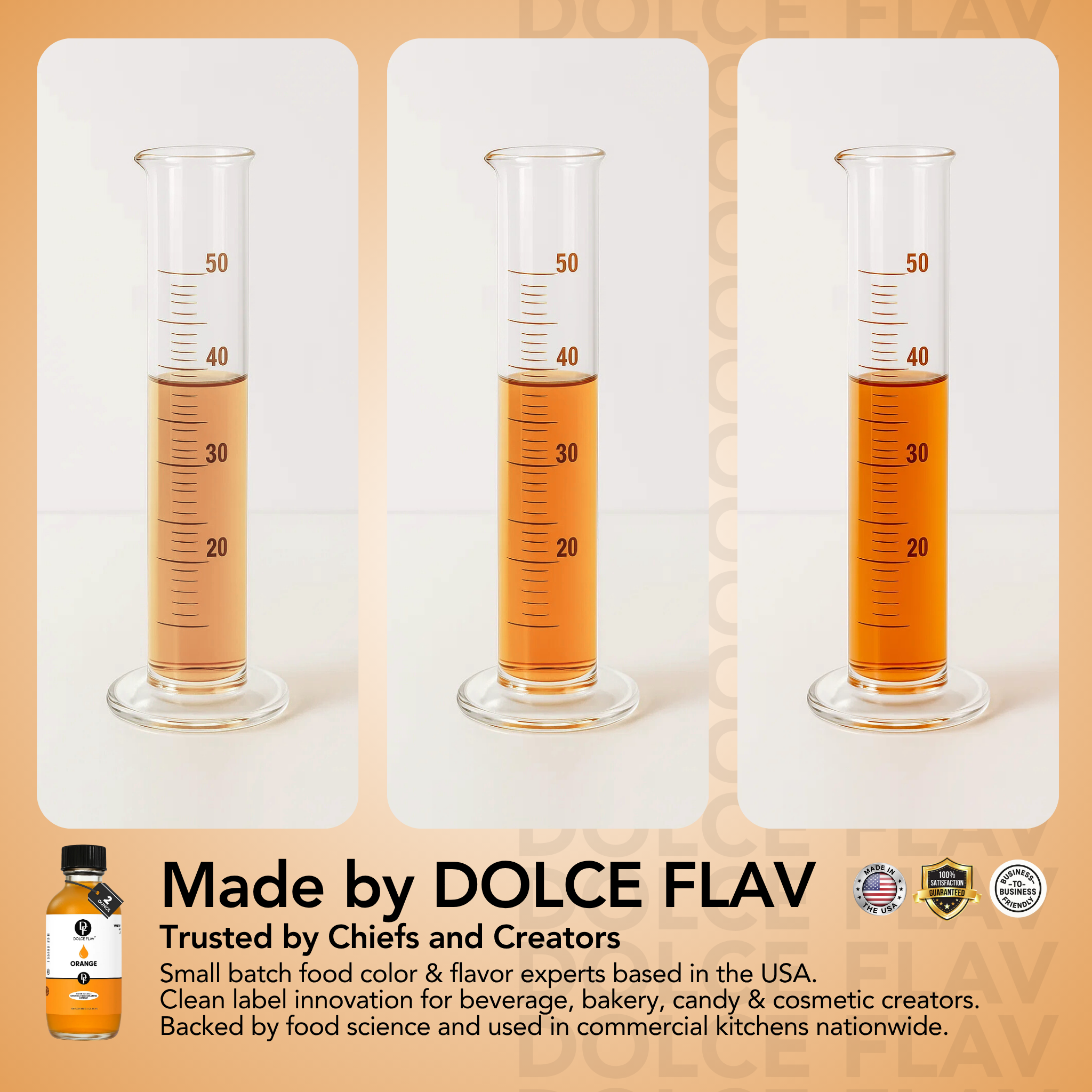 Natural Orange Food Color - Water Soluble