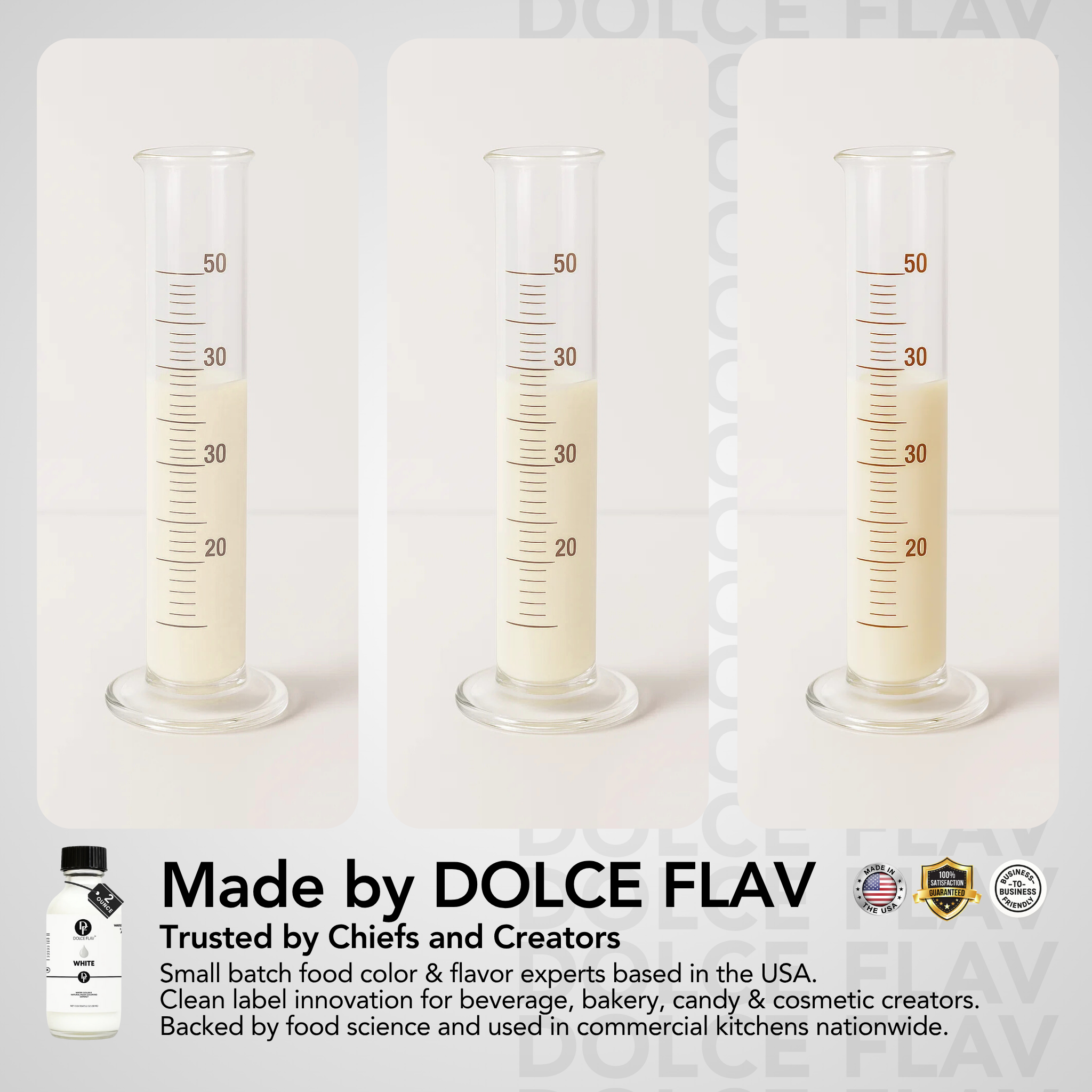 Natural White Food Color - Water Soluble