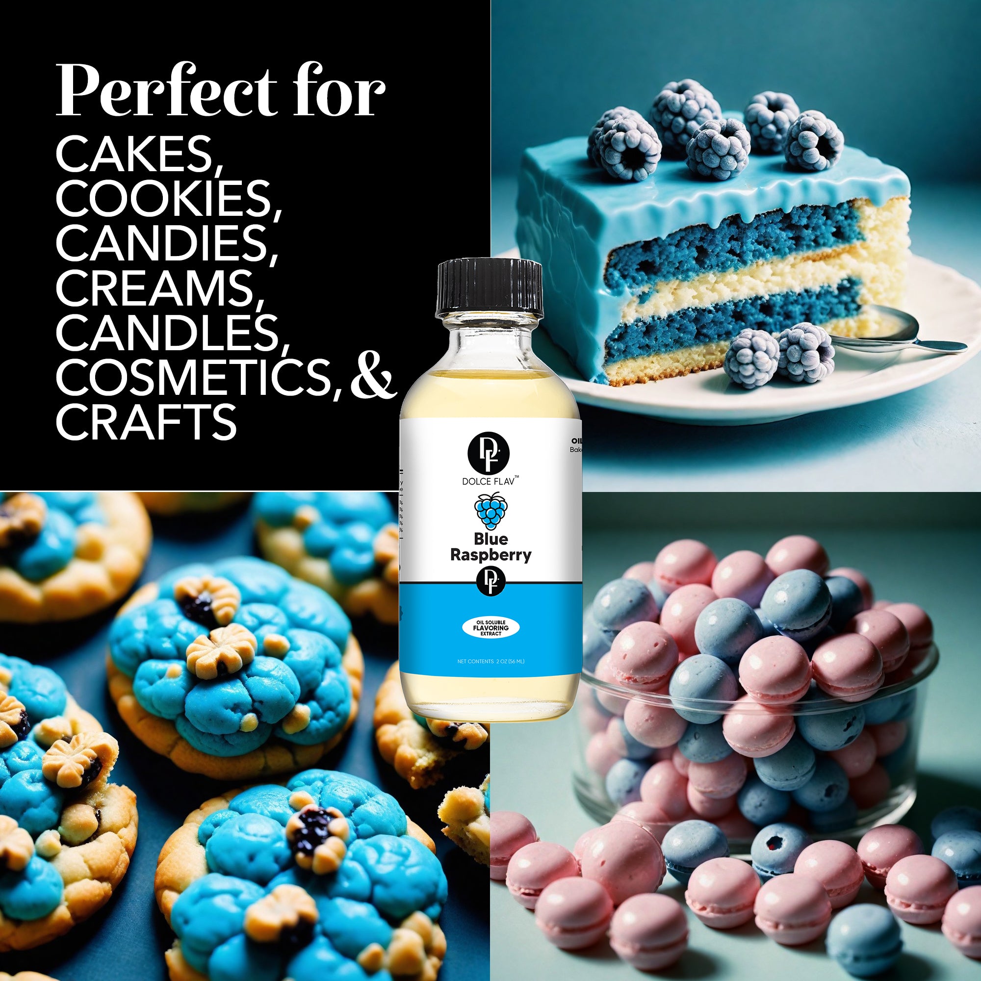Oil Soluble Blue Raspberry Flavoring | Burst of Taste | Dolce Foglia ...