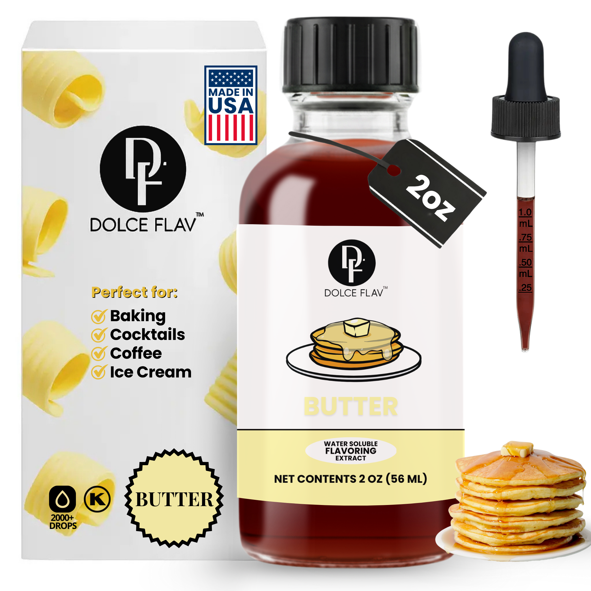 Butter Extract - Sugar & Fat-Free Water Soluble