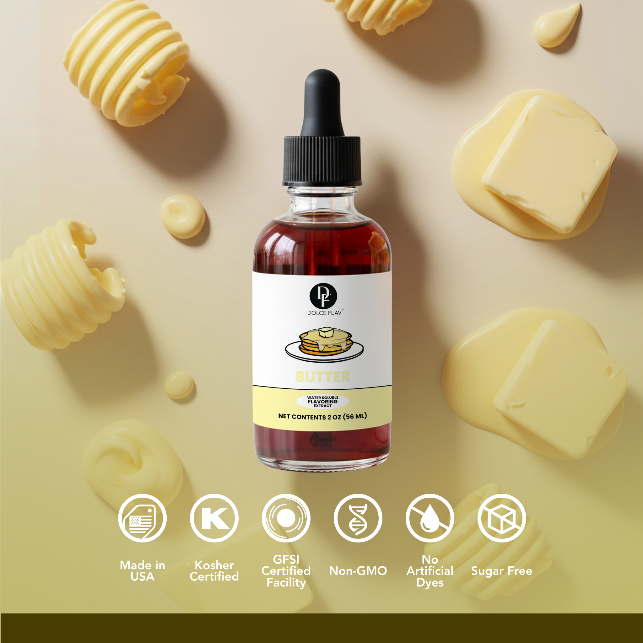 Butter Extract - Sugar & Fat-Free Water Soluble