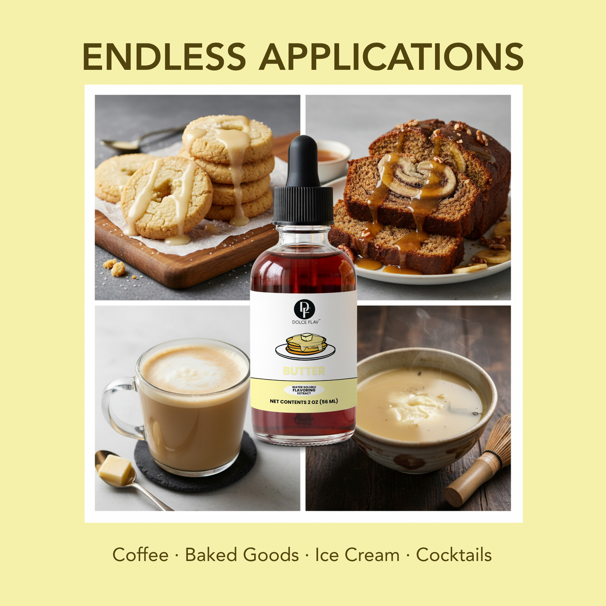 Butter Extract - Sugar & Fat-Free Water Soluble