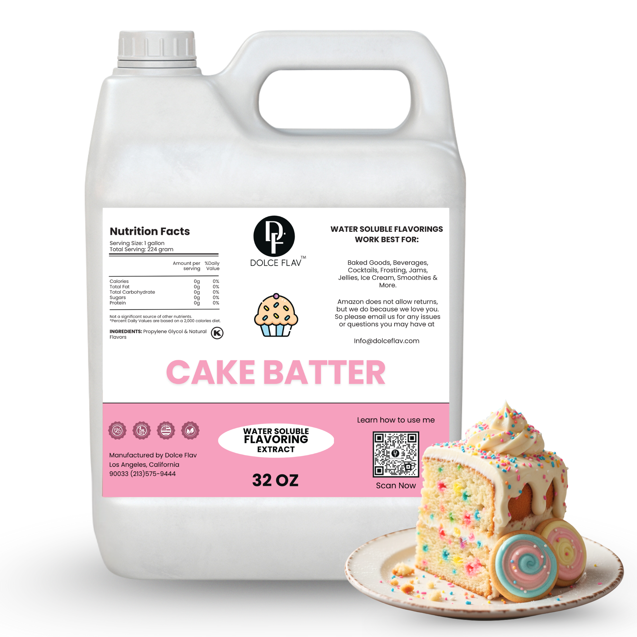 Cake Batter Extract Water Soluble
