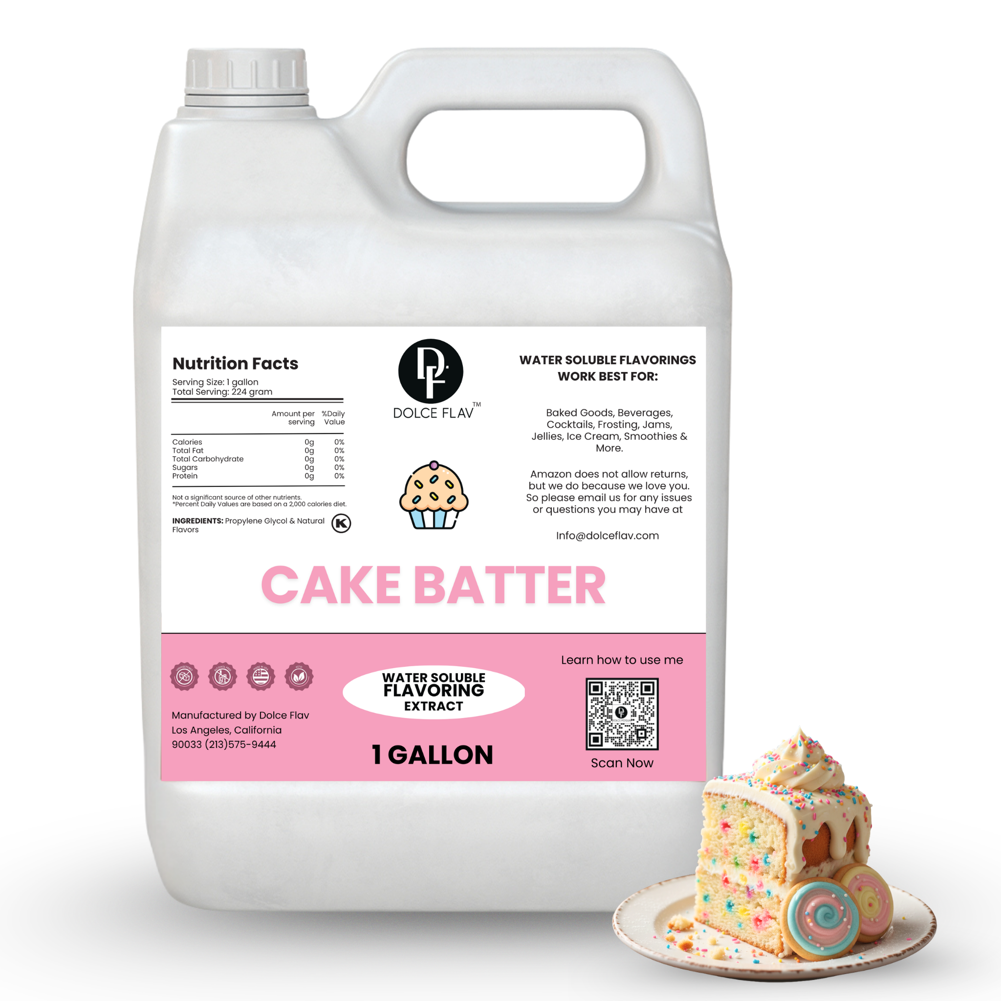 Cake Batter Extract Water Soluble